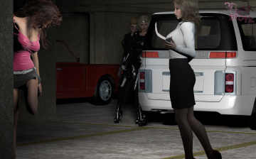 Картинка 3д+графика люди+ people фон взгляд девушки