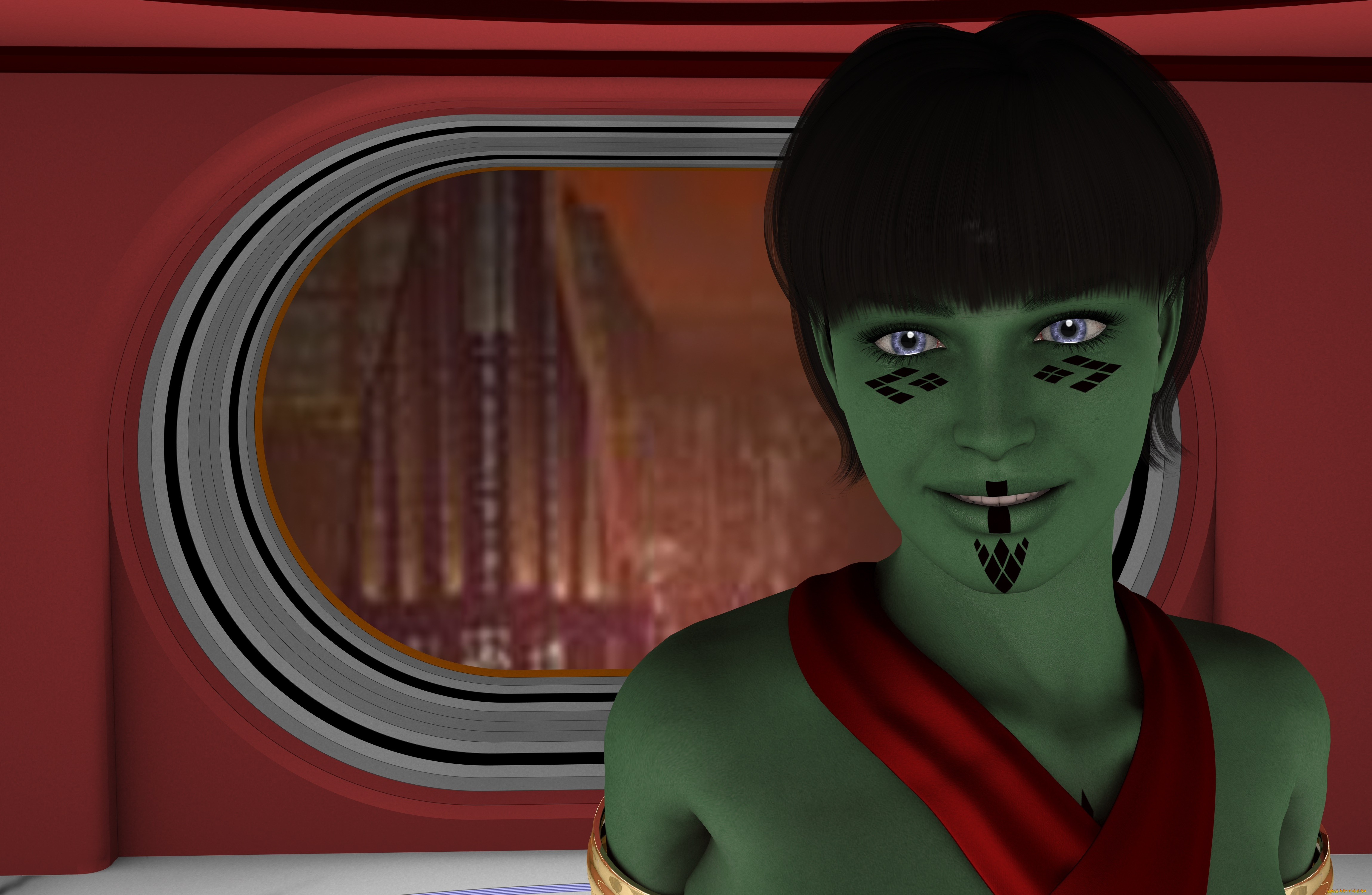 3д, графика, существа, , creatures, халк, фон, взгляд