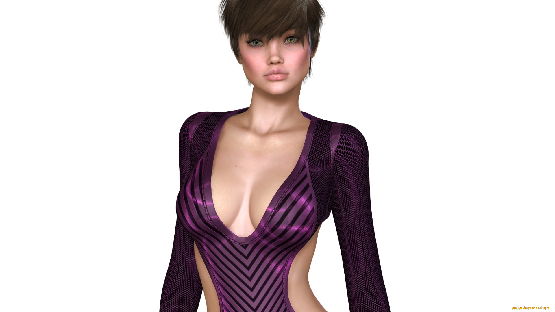 3д, графика, люди, , people, девушка, взгляд, фон