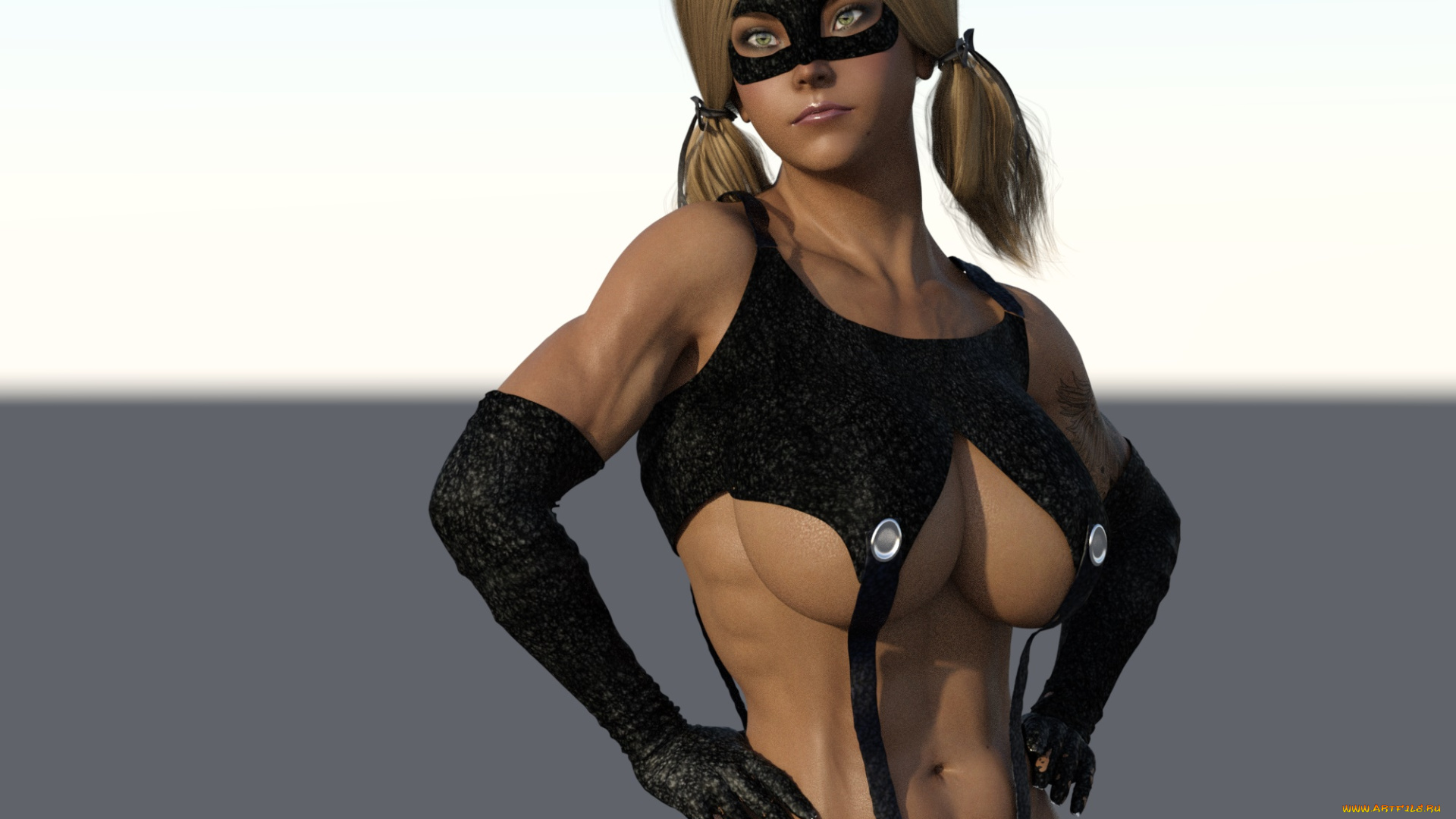 3д, графика, люди, , people, девушка, взгляд, фон