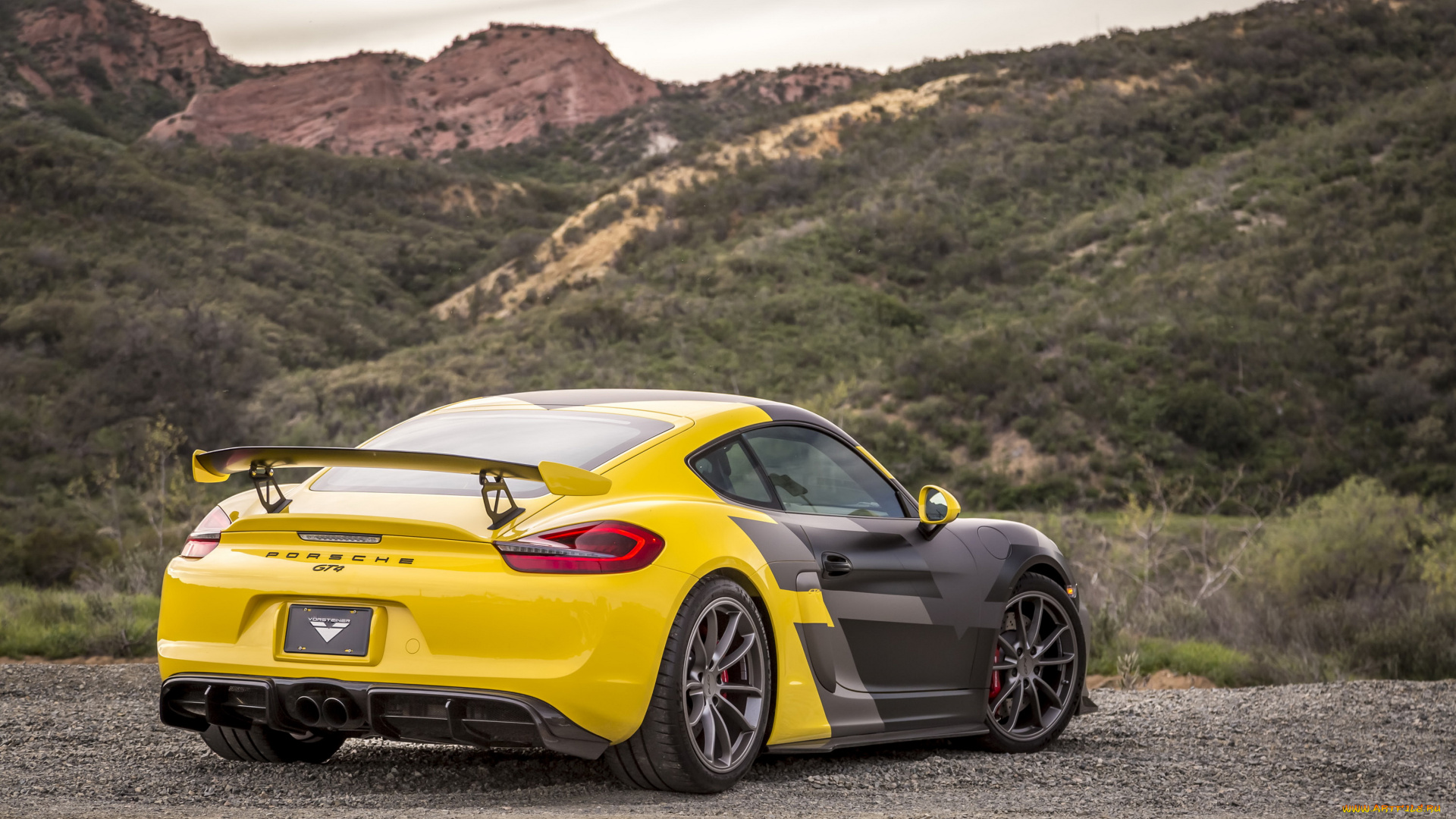 автомобили, porsche, gt4, v-cs, cayman, vorsteiner, aero