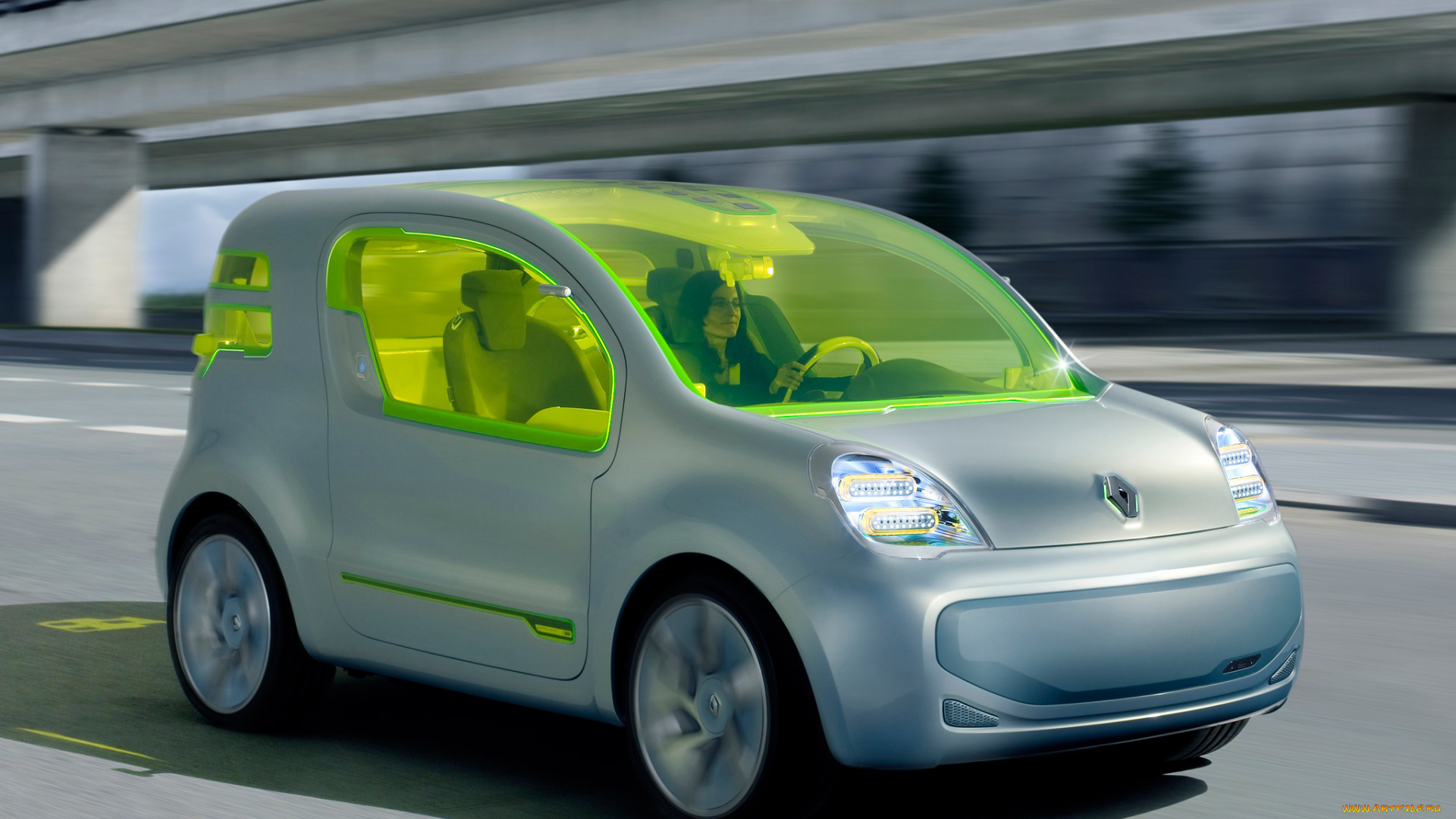 renault, z, e, concept, 2008, автомобили, renault, z, e, concept, 2008