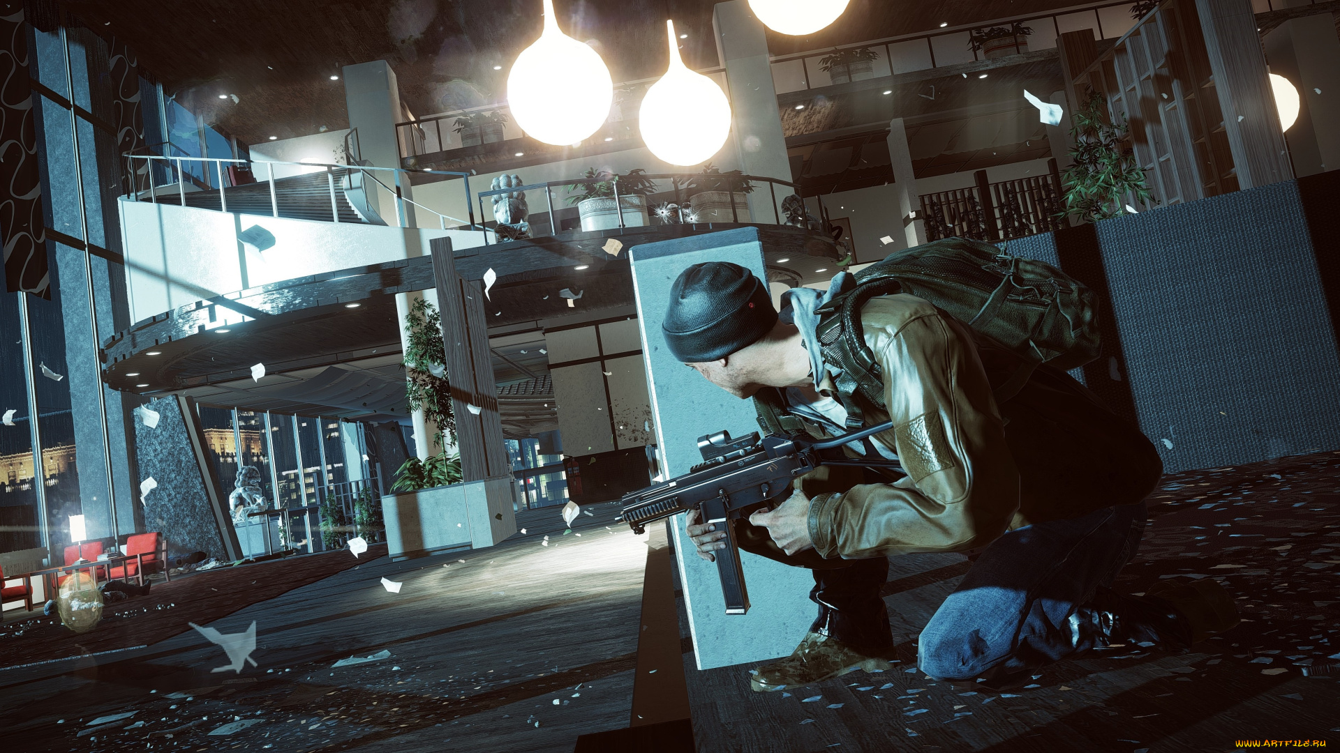 видео, игры, battlefield, 4, солдат, оружие