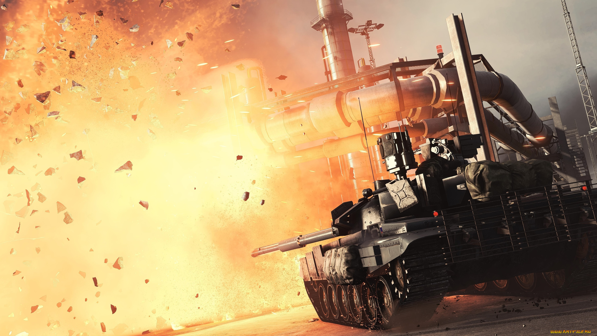 видео, игры, battlefield, 4, танк