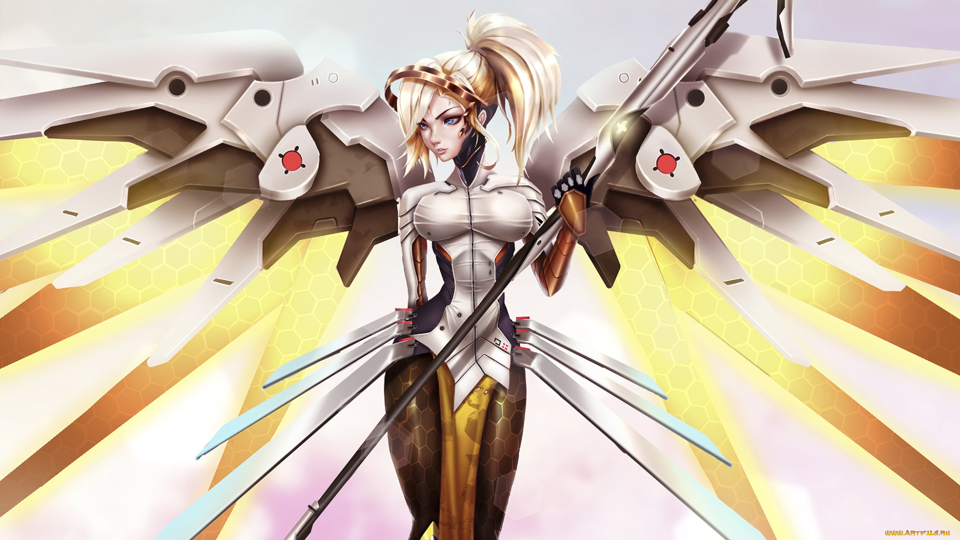 видео, игры, overwatch, mercy