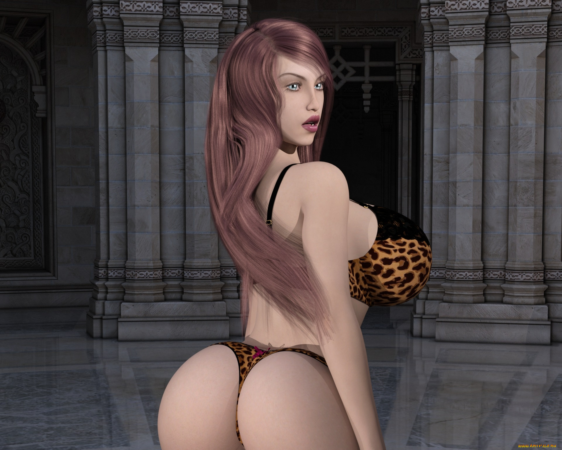 3д, графика, люди, , people, девушка, взгляд, фон