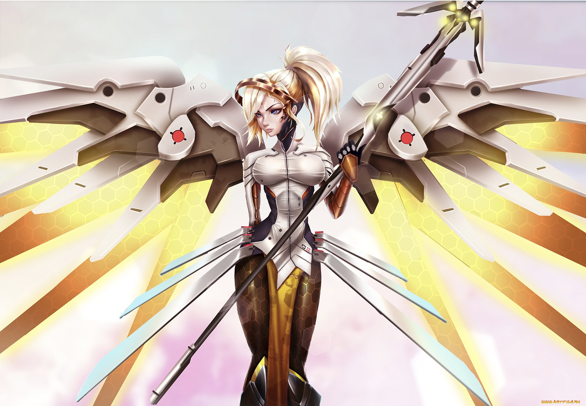 видео, игры, overwatch, mercy