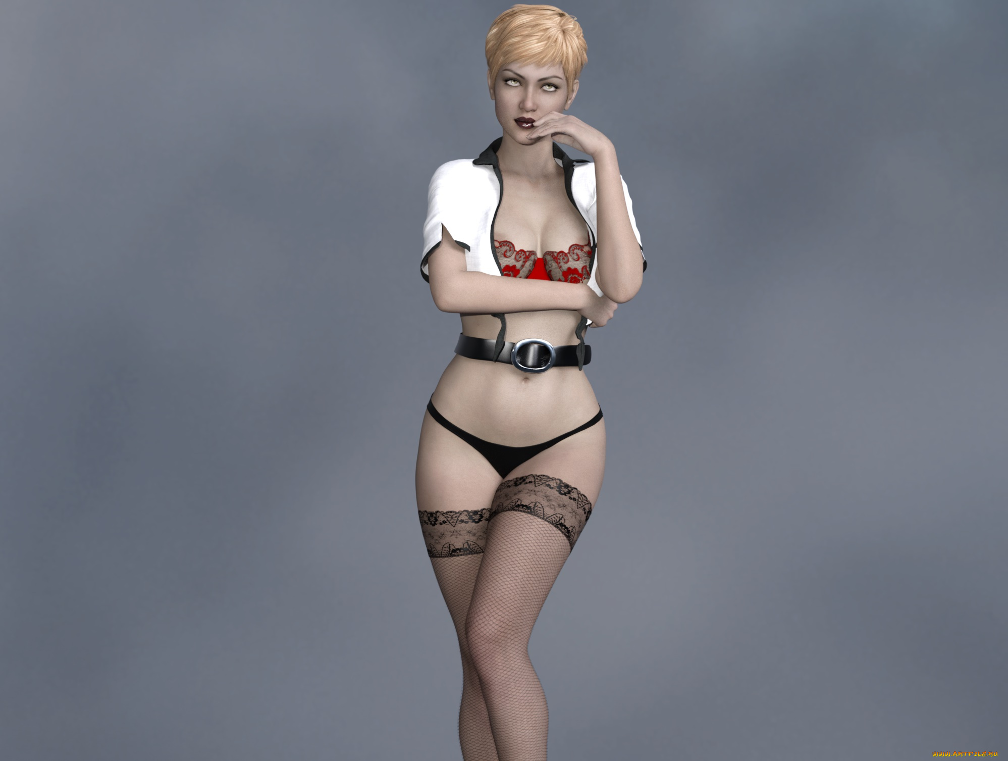 3д, графика, люди, , people, девушка, взгляд, фон