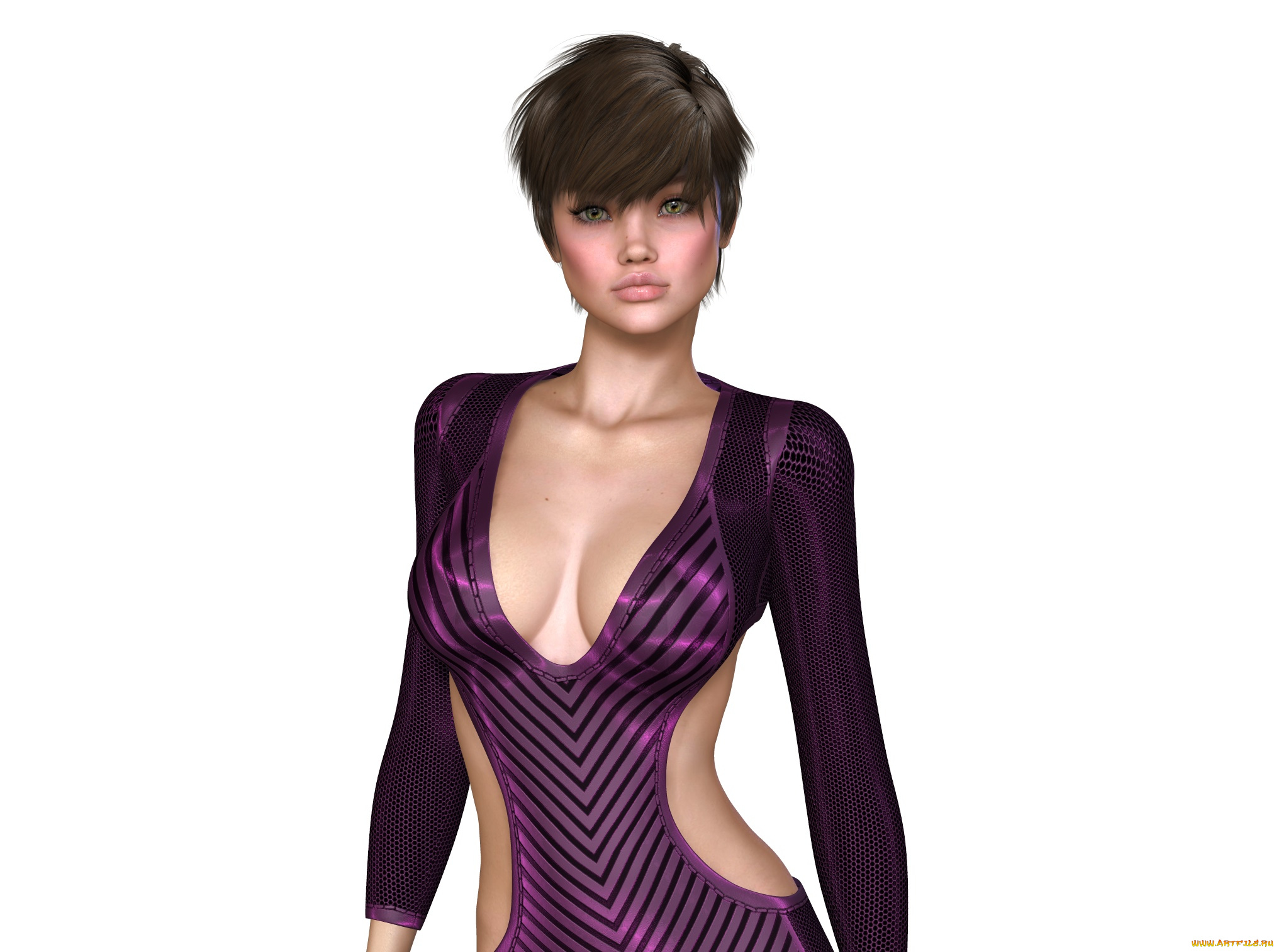 3д, графика, люди, , people, девушка, взгляд, фон