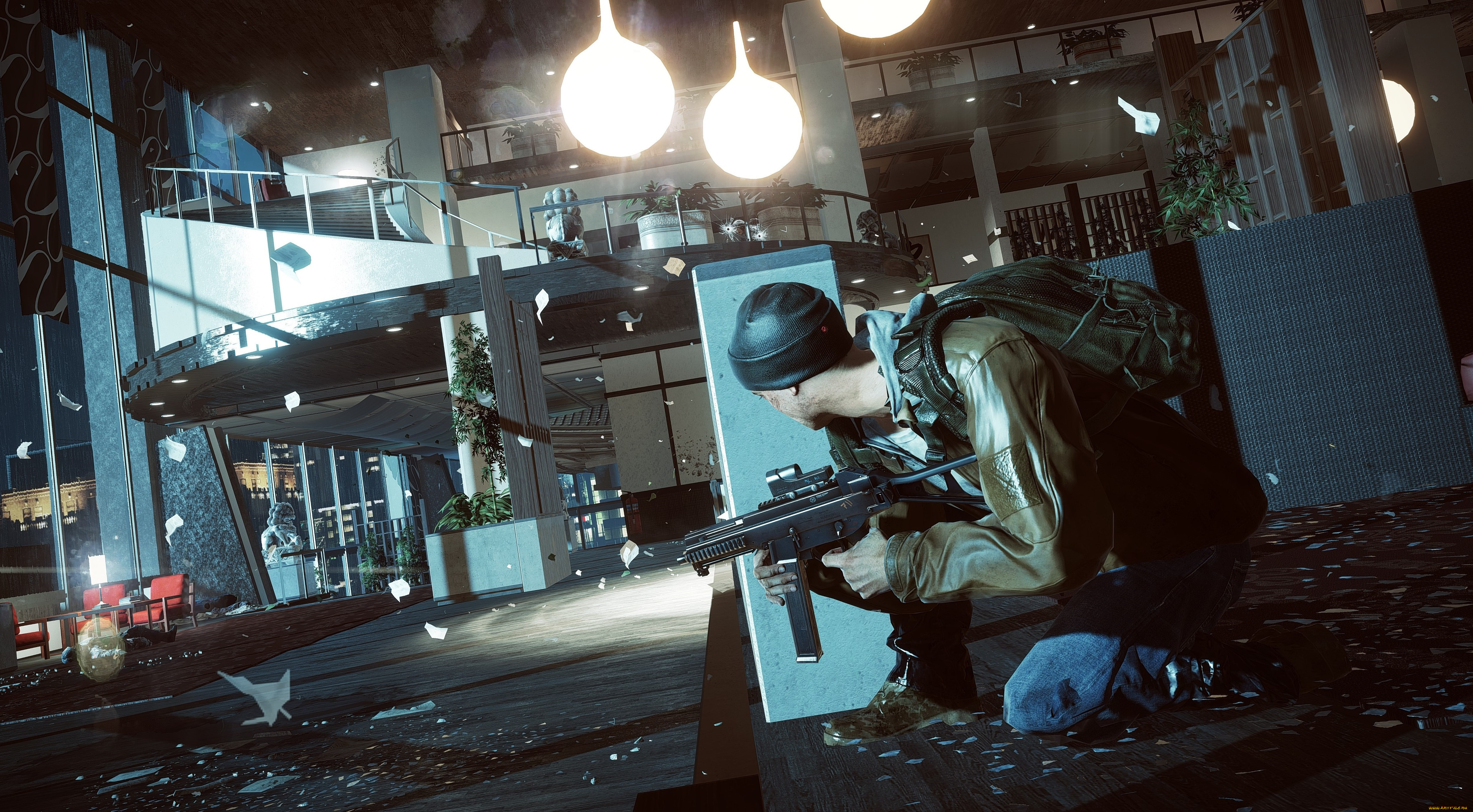 видео, игры, battlefield, 4, солдат, оружие