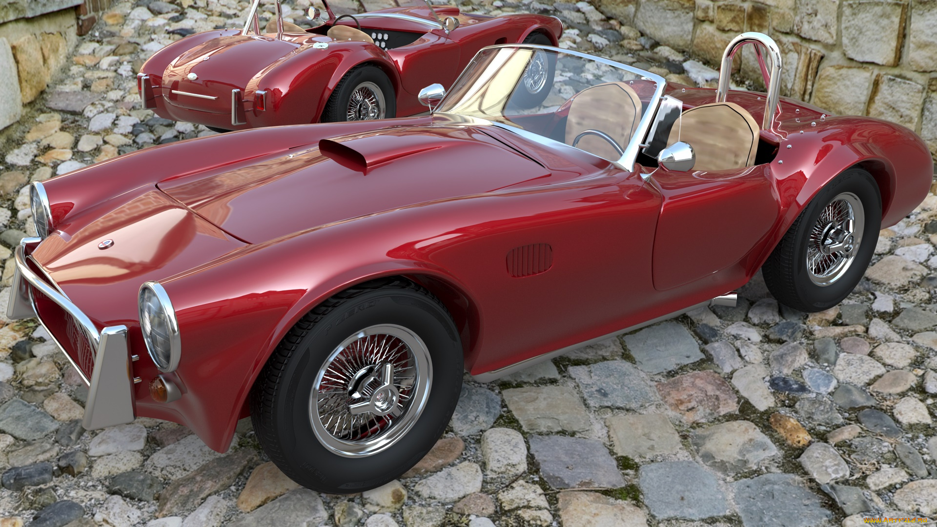 автомобили, 3д, автомобиль, фон