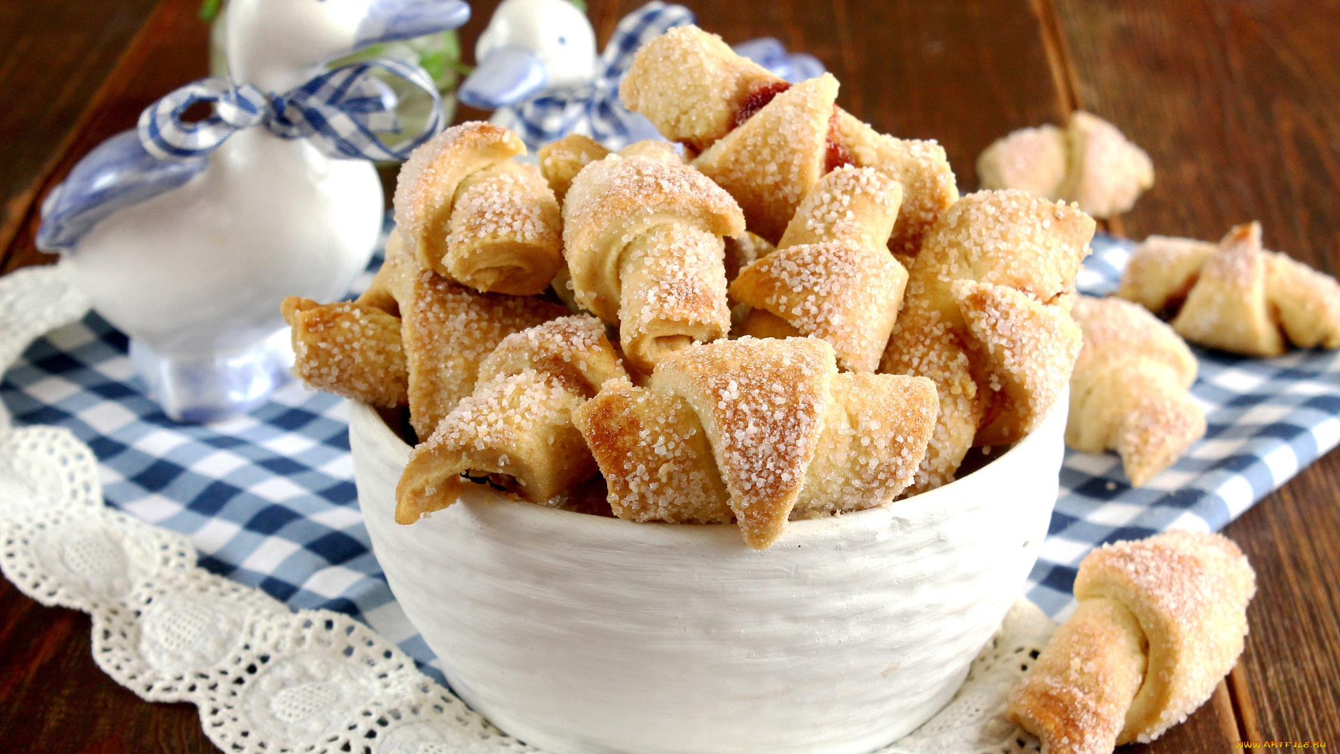 еда, пирожные, , кексы, , печенье, выпечка, печенье, рогалики