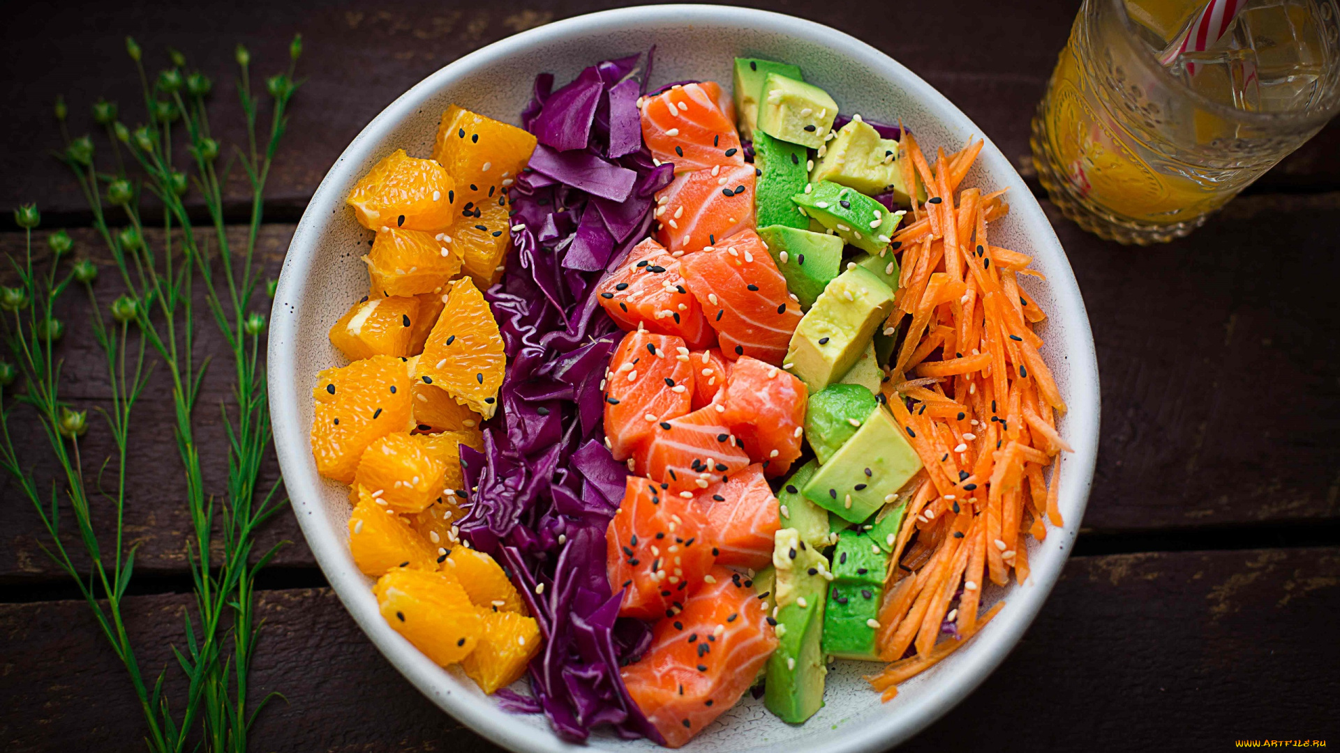 еда, разное, овощи, нарезка, рыба, ассорти