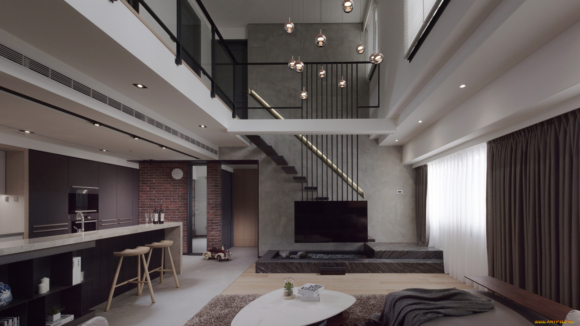 интерьер, гостиная, дизайн, стиль, мебель