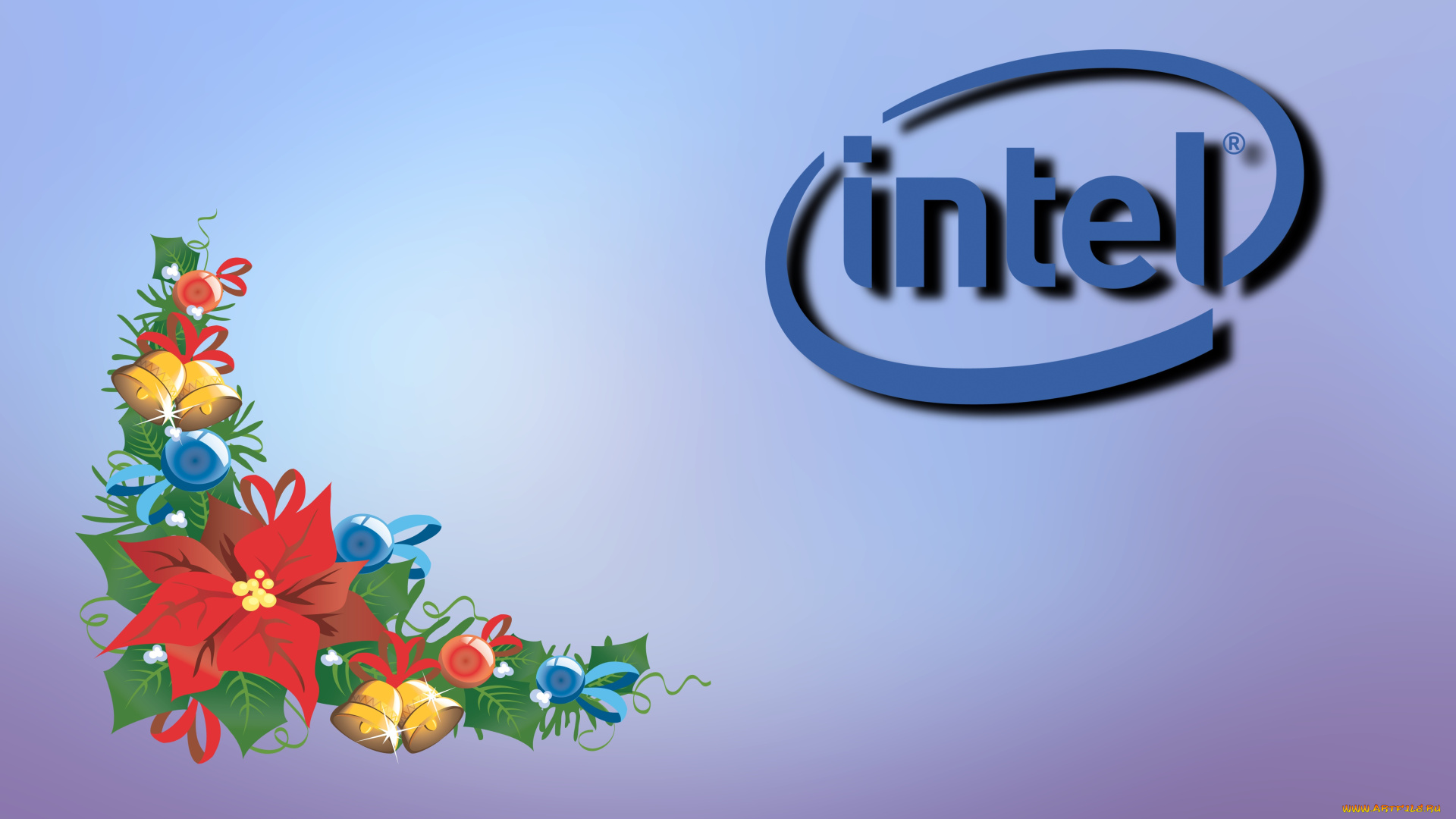 компьютеры, intel, логотип, фон