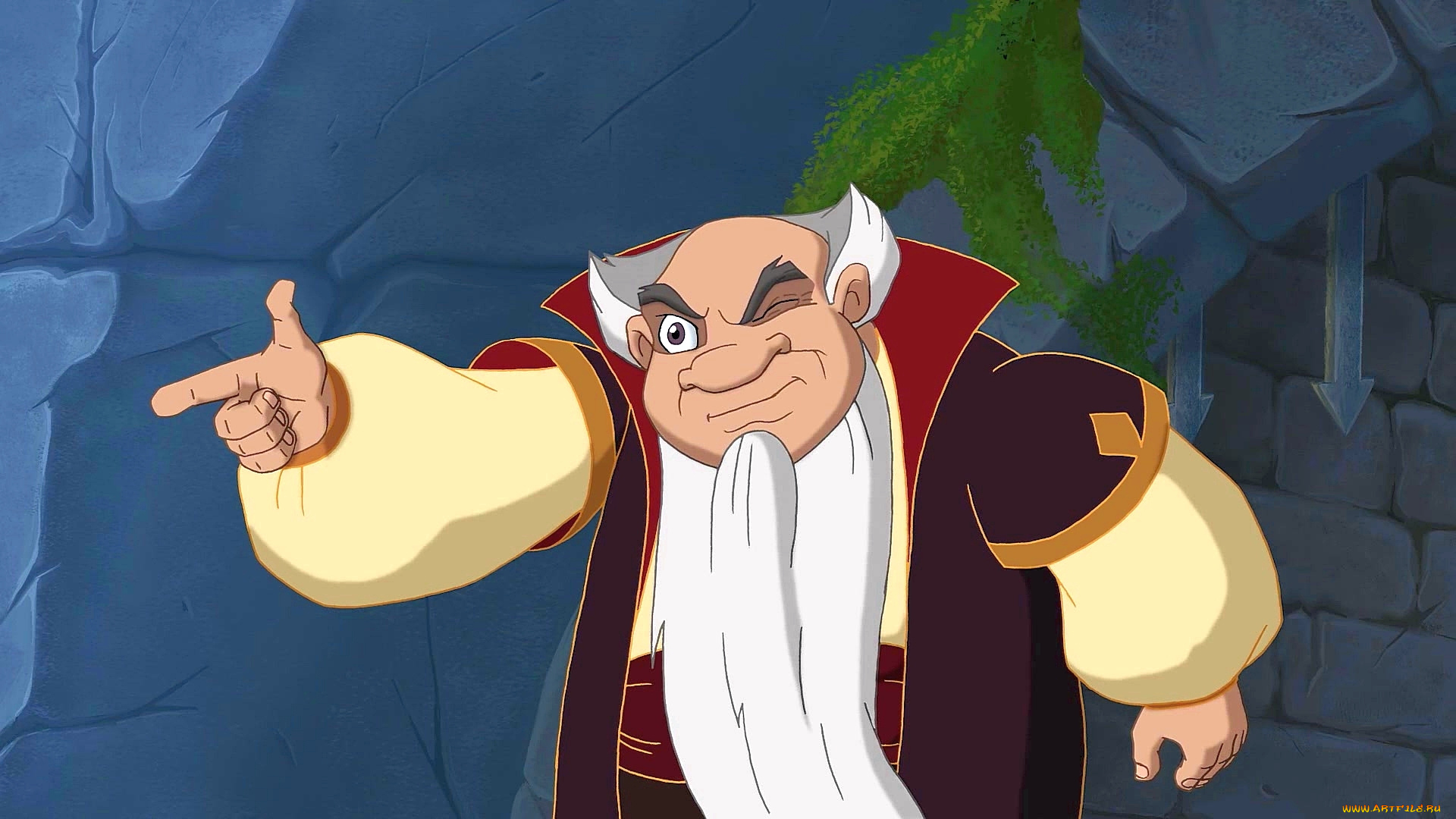 мультфильмы, иван, царевич, и, серый, волк, 2, борода, мужчина