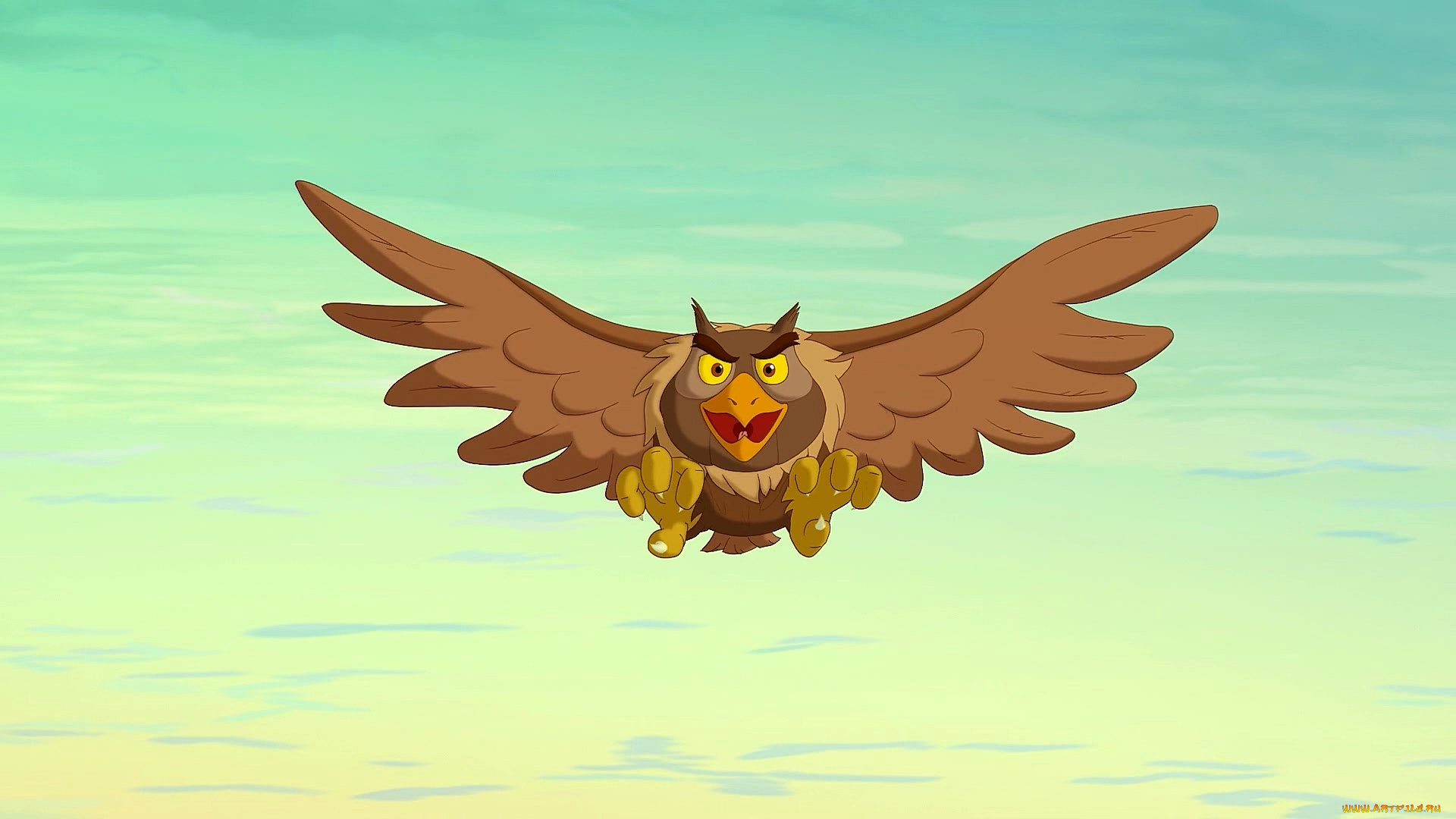 мультфильмы, иван, царевич, и, серый, волк, 2, птица, полет, филин