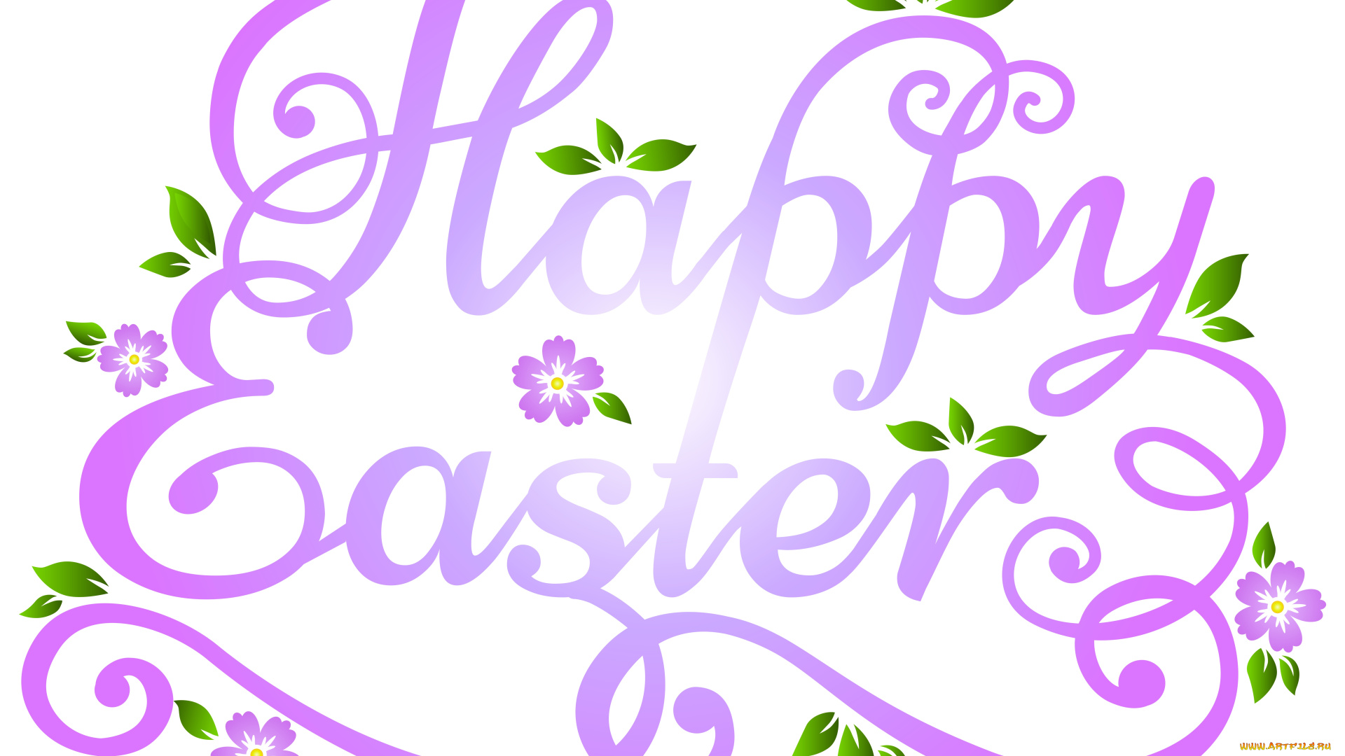 праздничные, пасха, цветы, фон, надпись