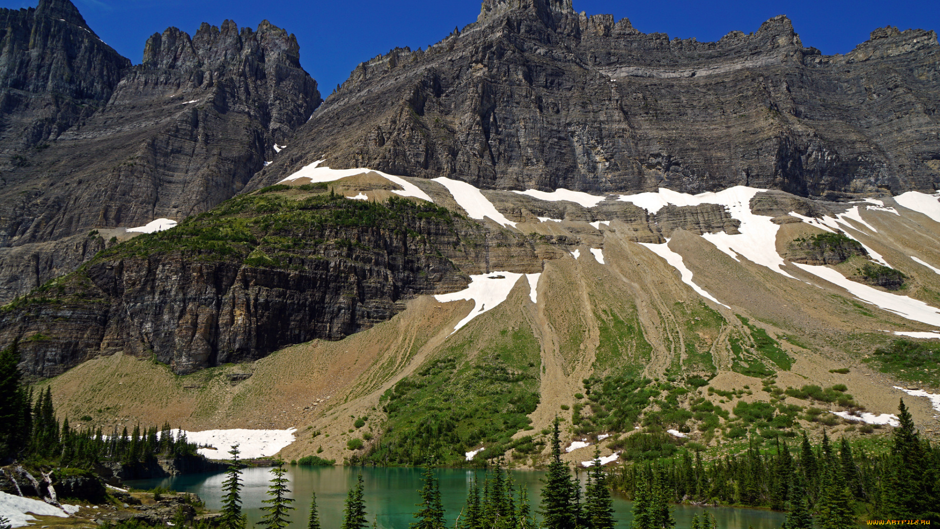 природа, горы, простор