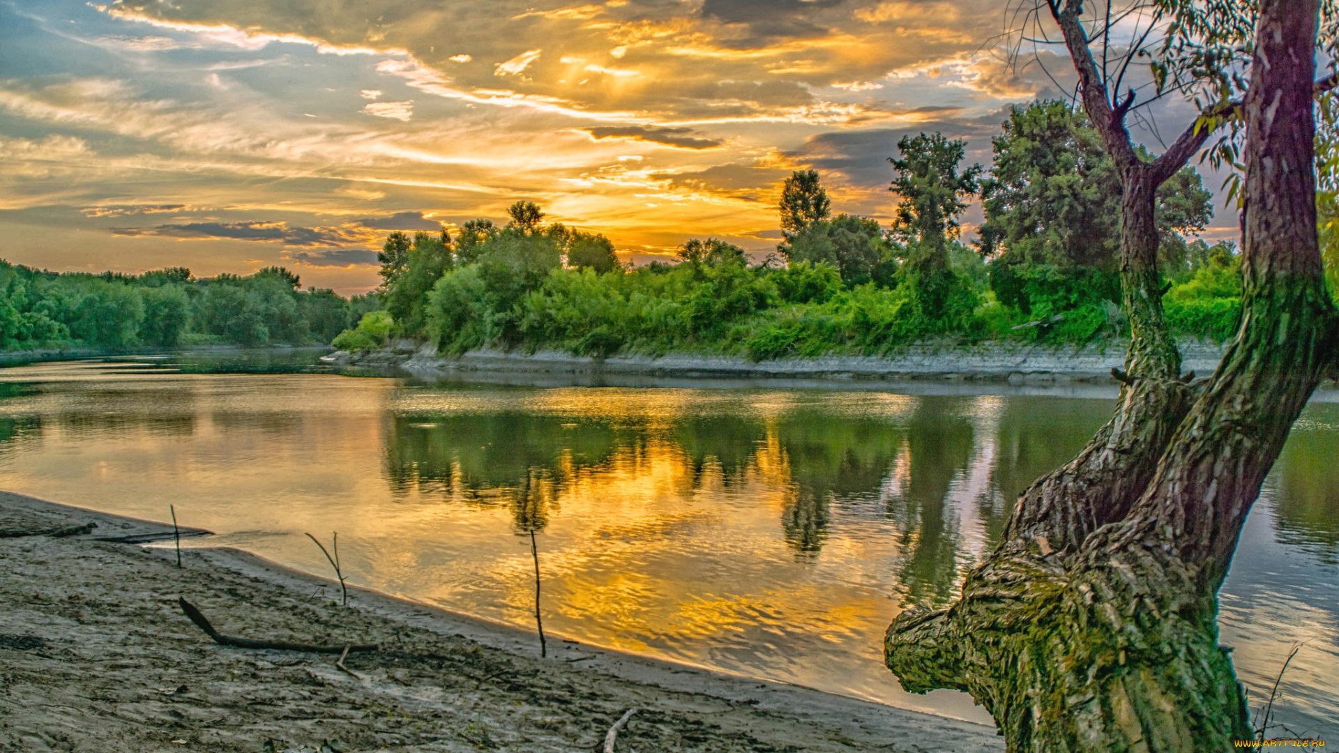 природа, реки, озера, простор