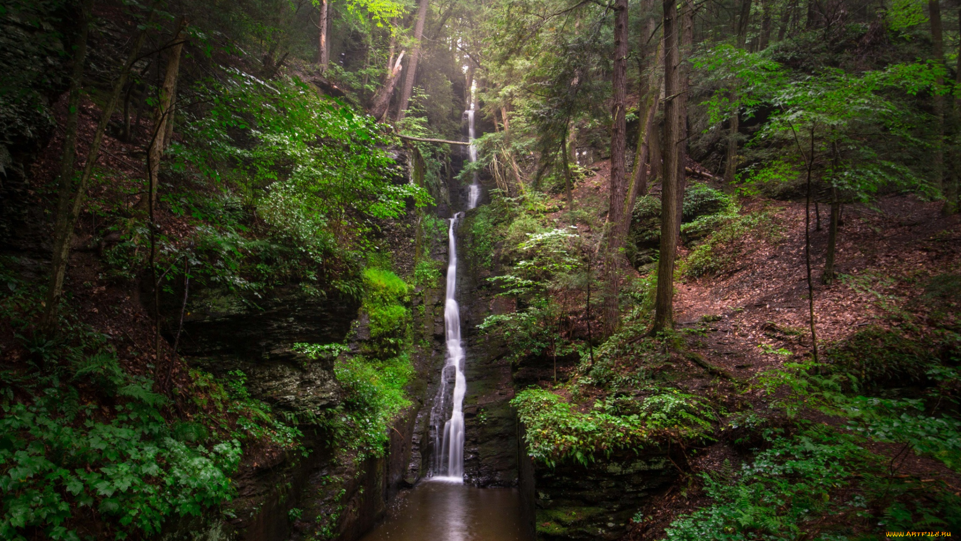 природа, водопады, простор
