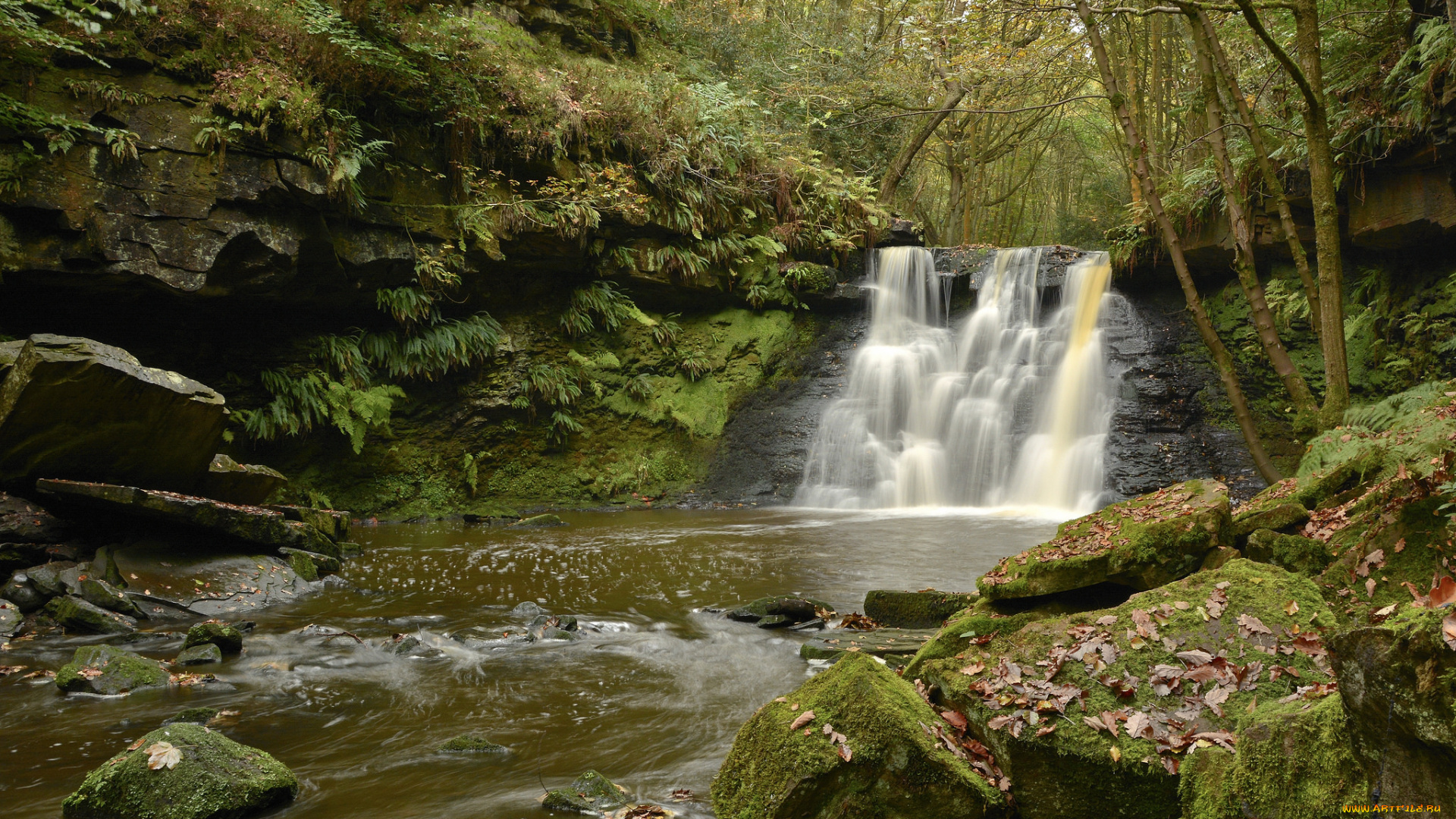 природа, водопады, простор