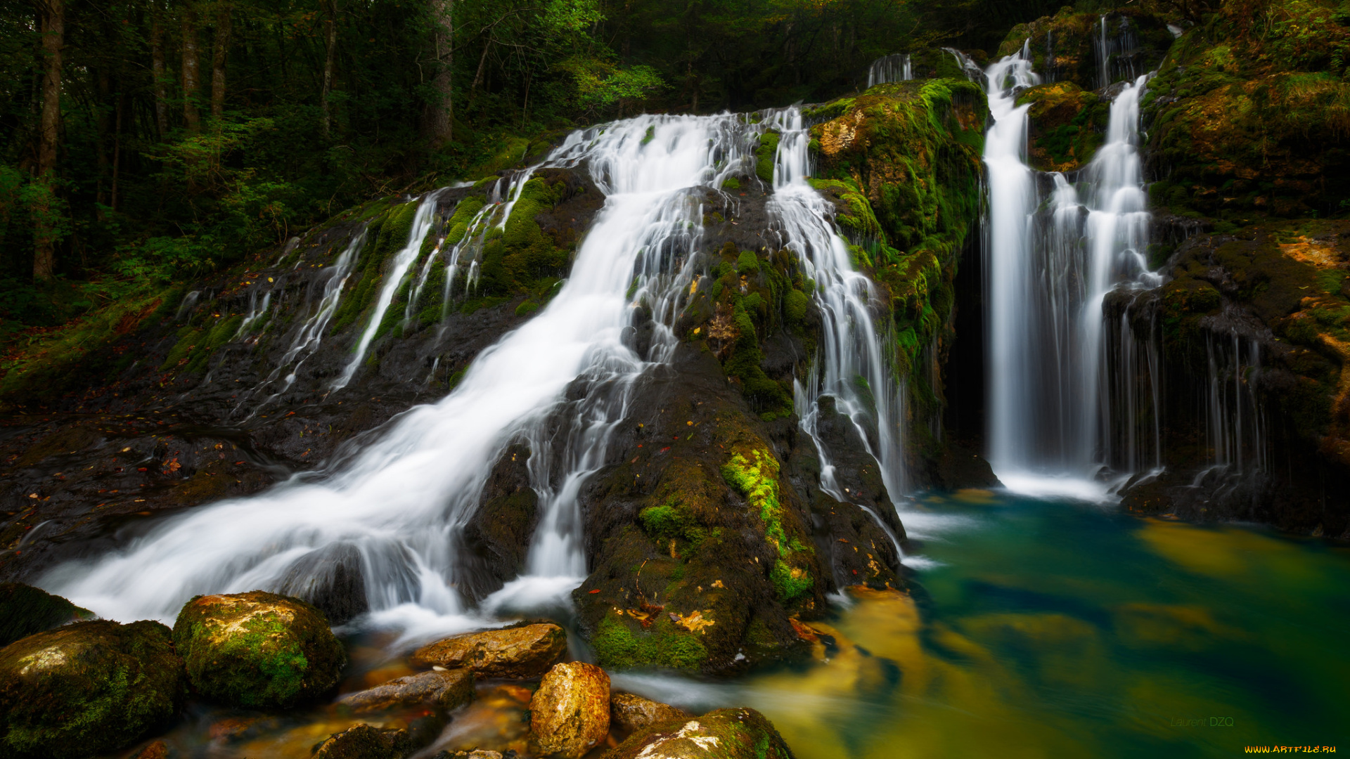 природа, водопады, простор