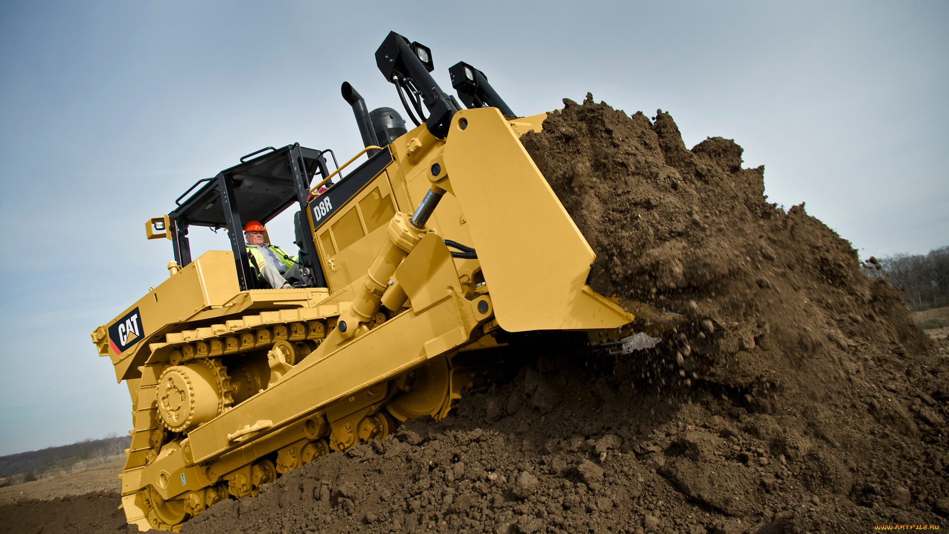 техника, бульдозеры, caterpillar