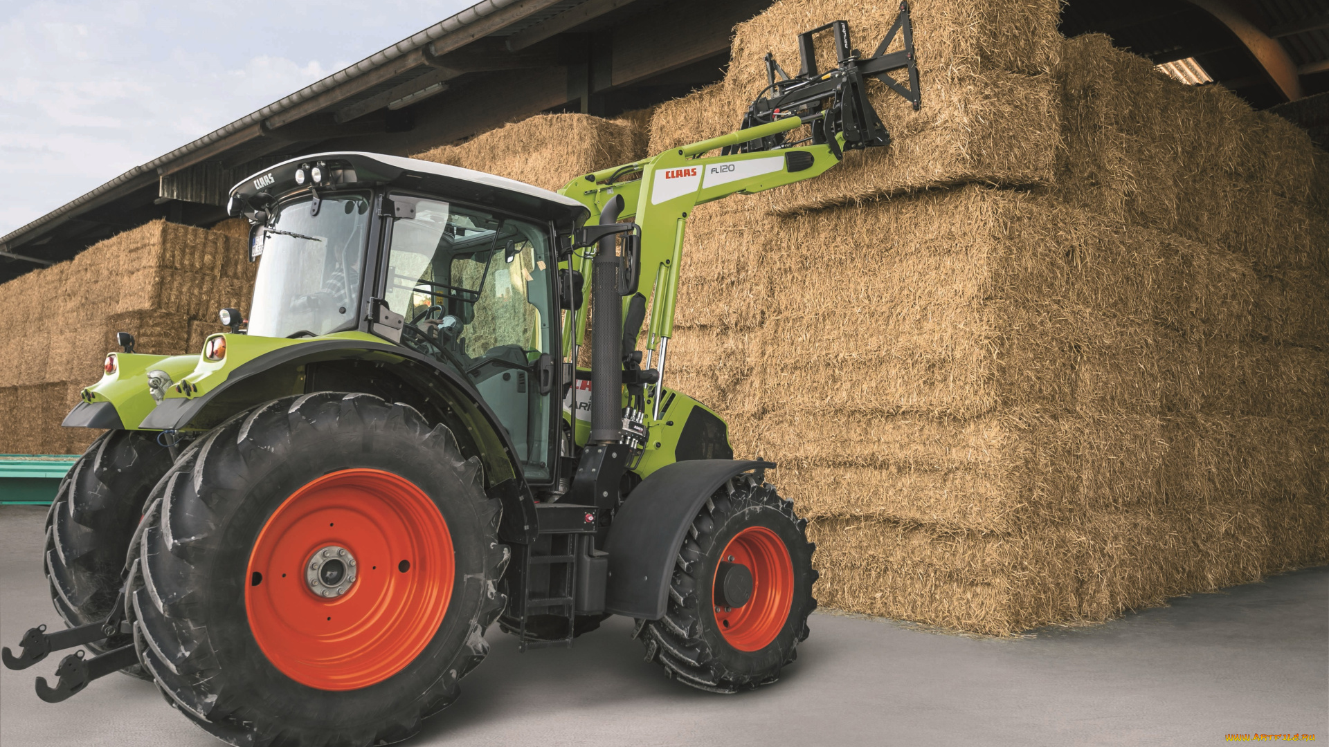 техника, фронтальные, погрузчики, claas