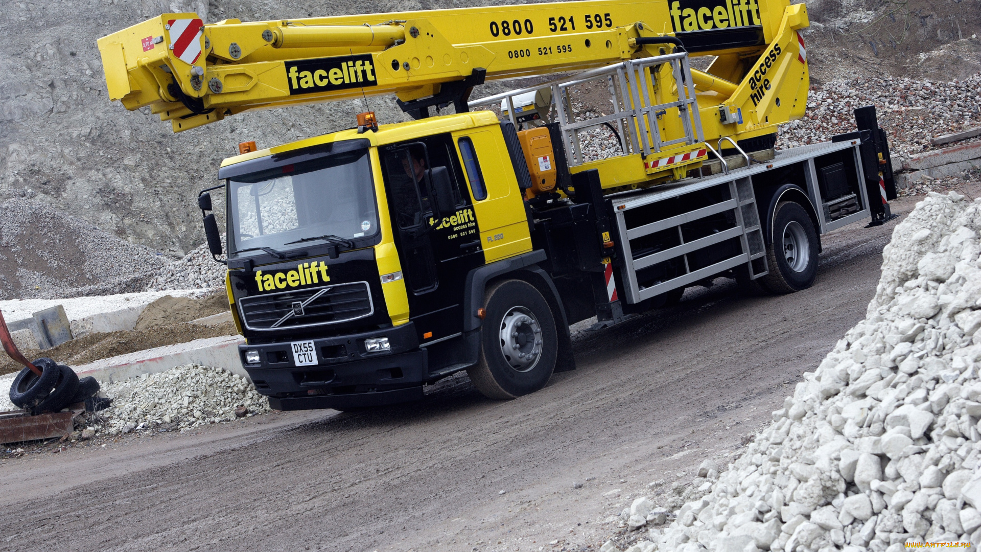 техника, краны, volvo