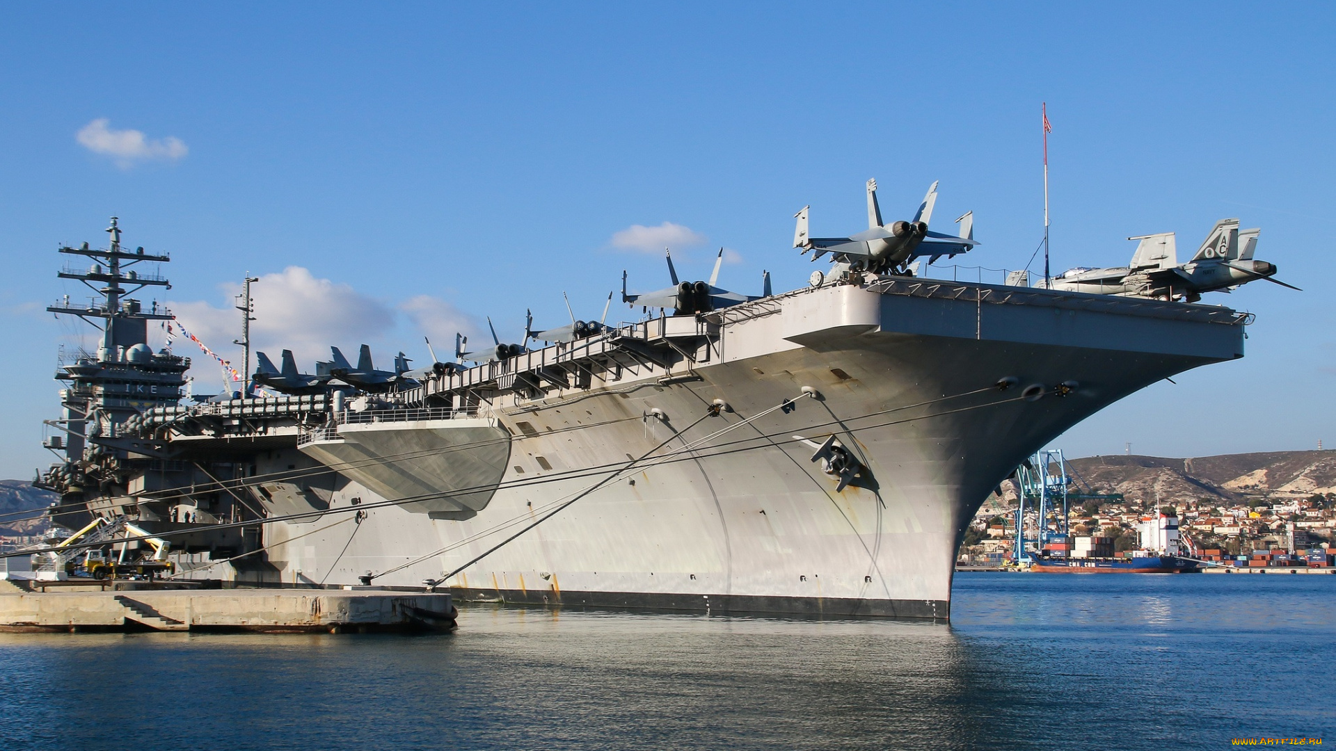 uss, dwight, d, , eisenhower, корабли, авианосцы, , вертолётоносцы, сша, авианосец