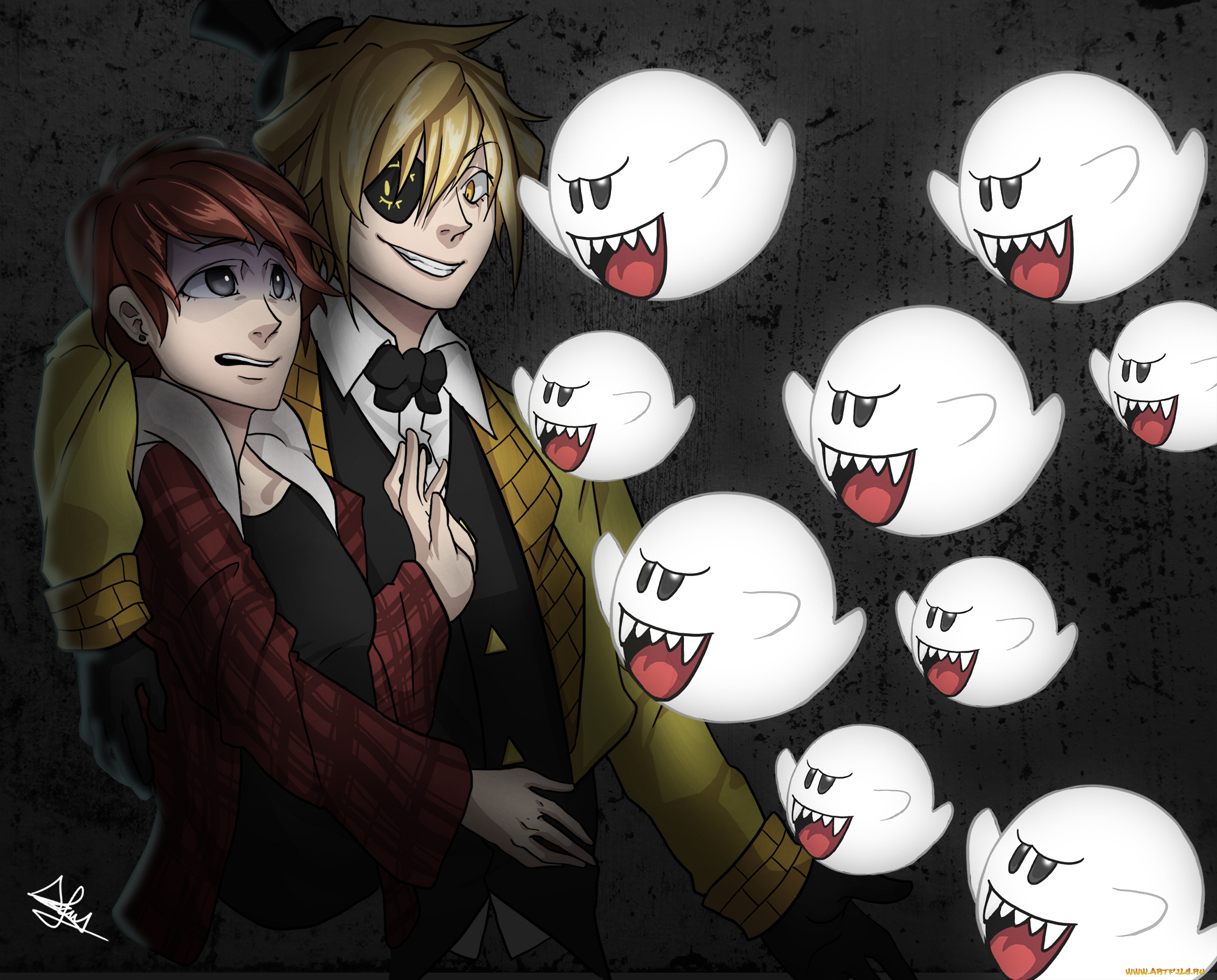 мультфильмы, gravity, falls, билл, диппер