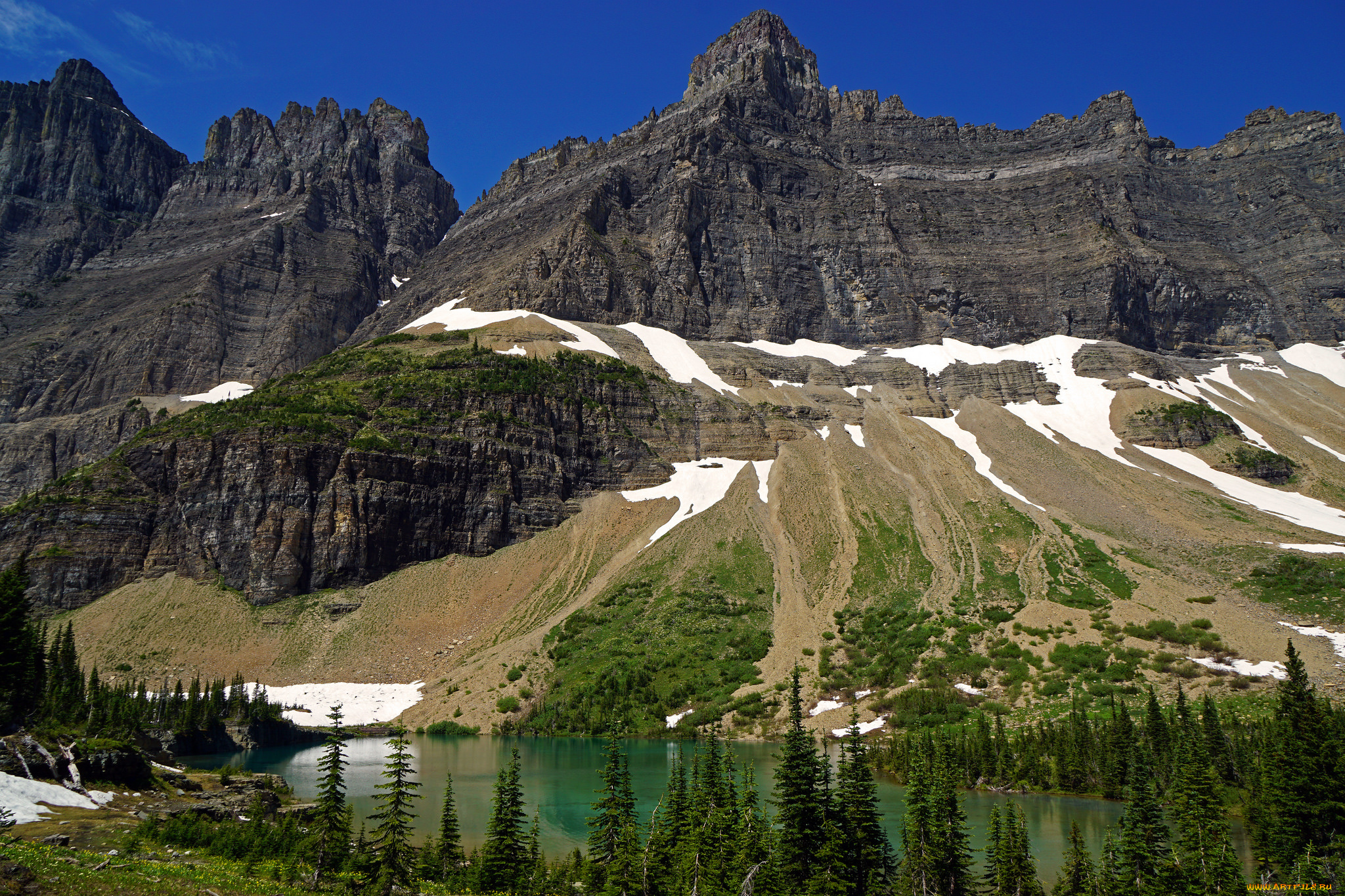 природа, горы, простор