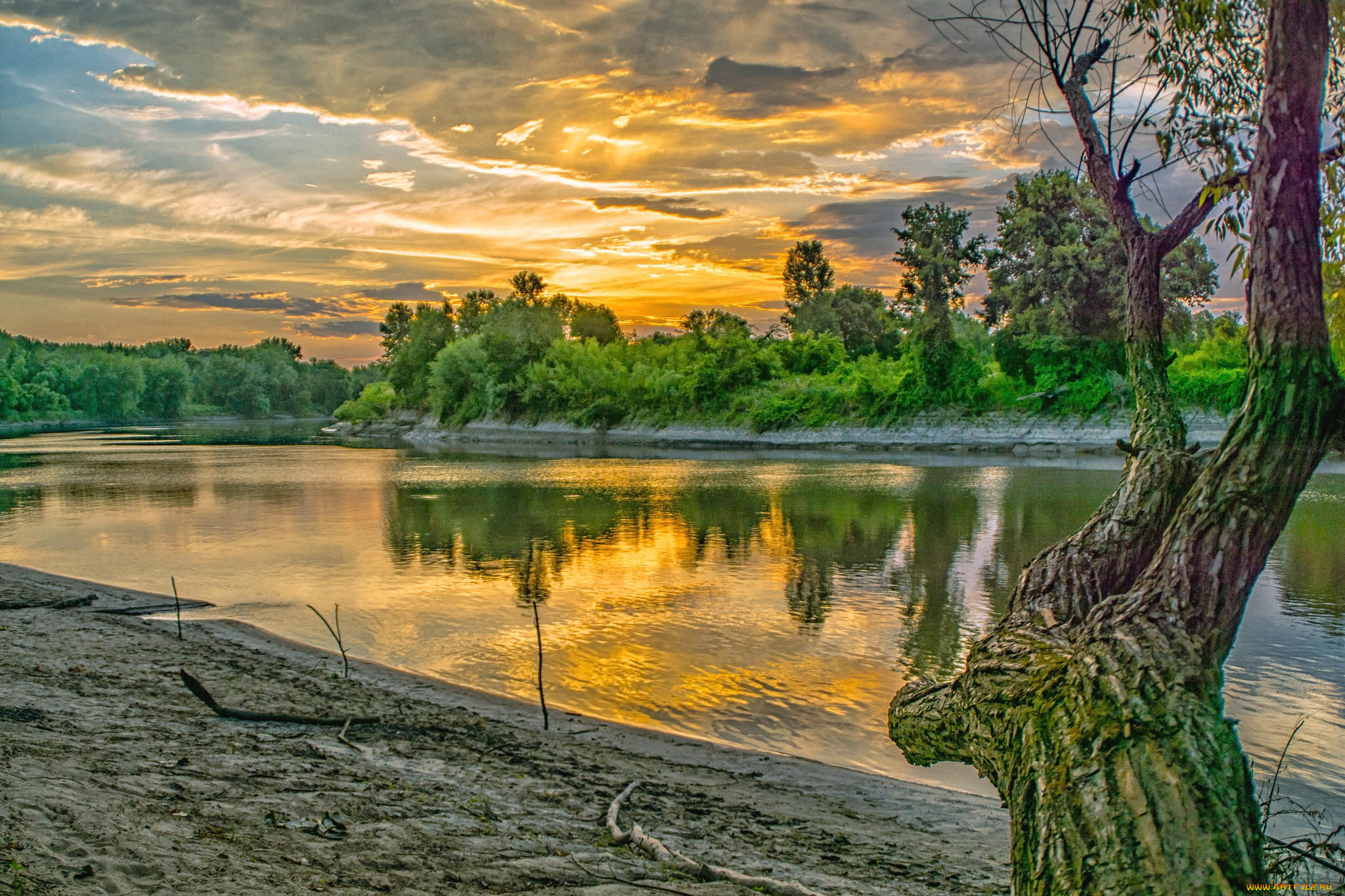 природа, реки, озера, простор