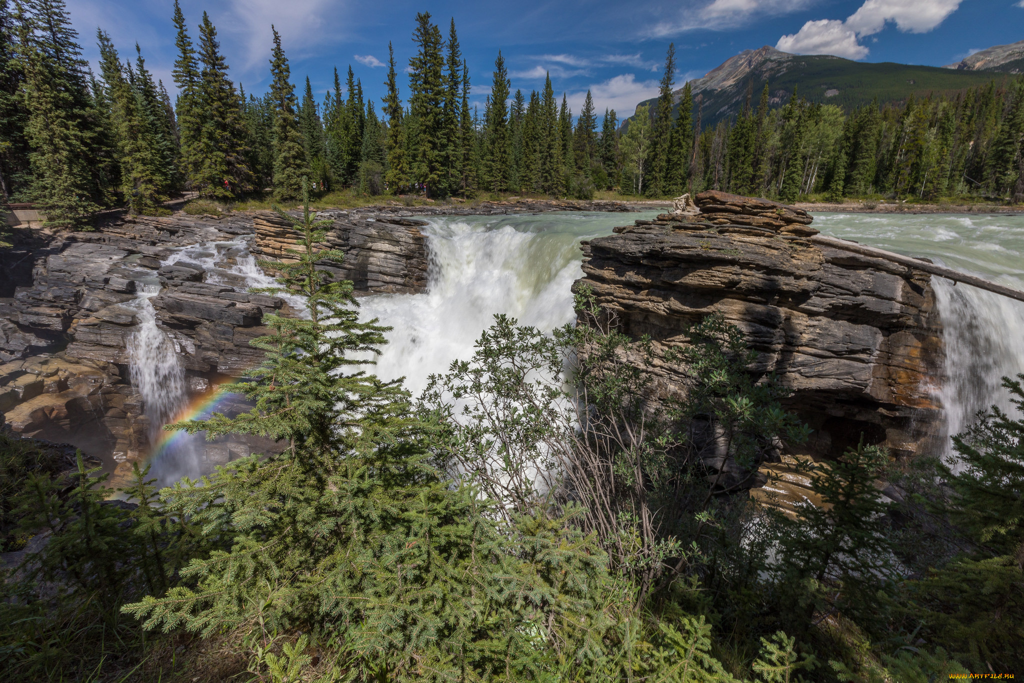 природа, водопады, простор