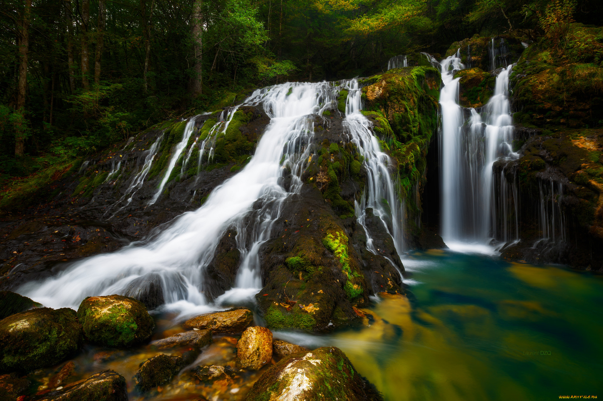 природа, водопады, простор