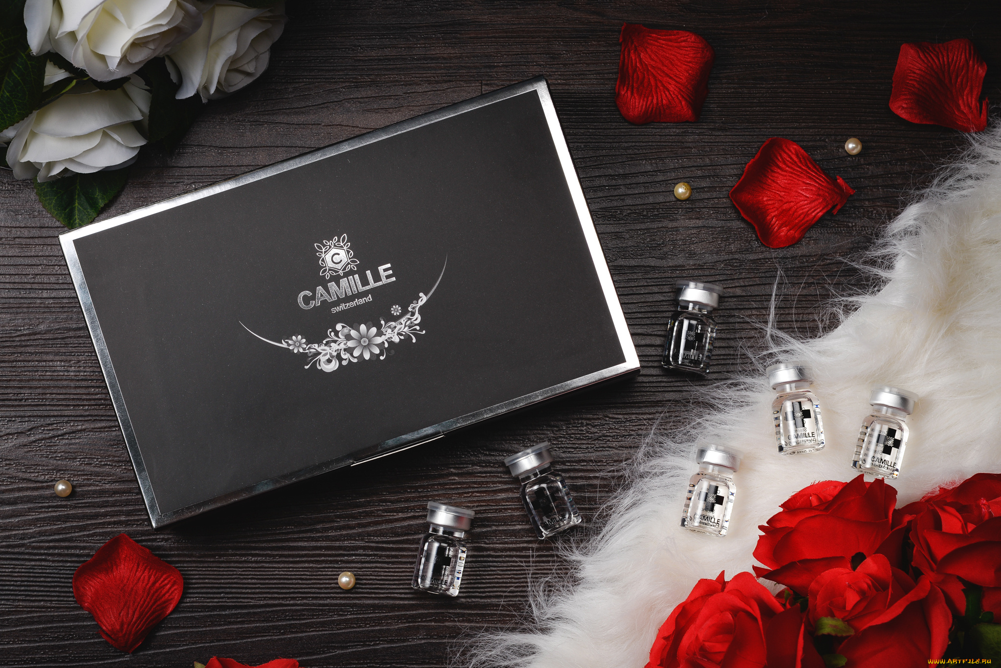 разное, косметические, средства, , духи, косметика, парфюм, цветы, розы, коробочка