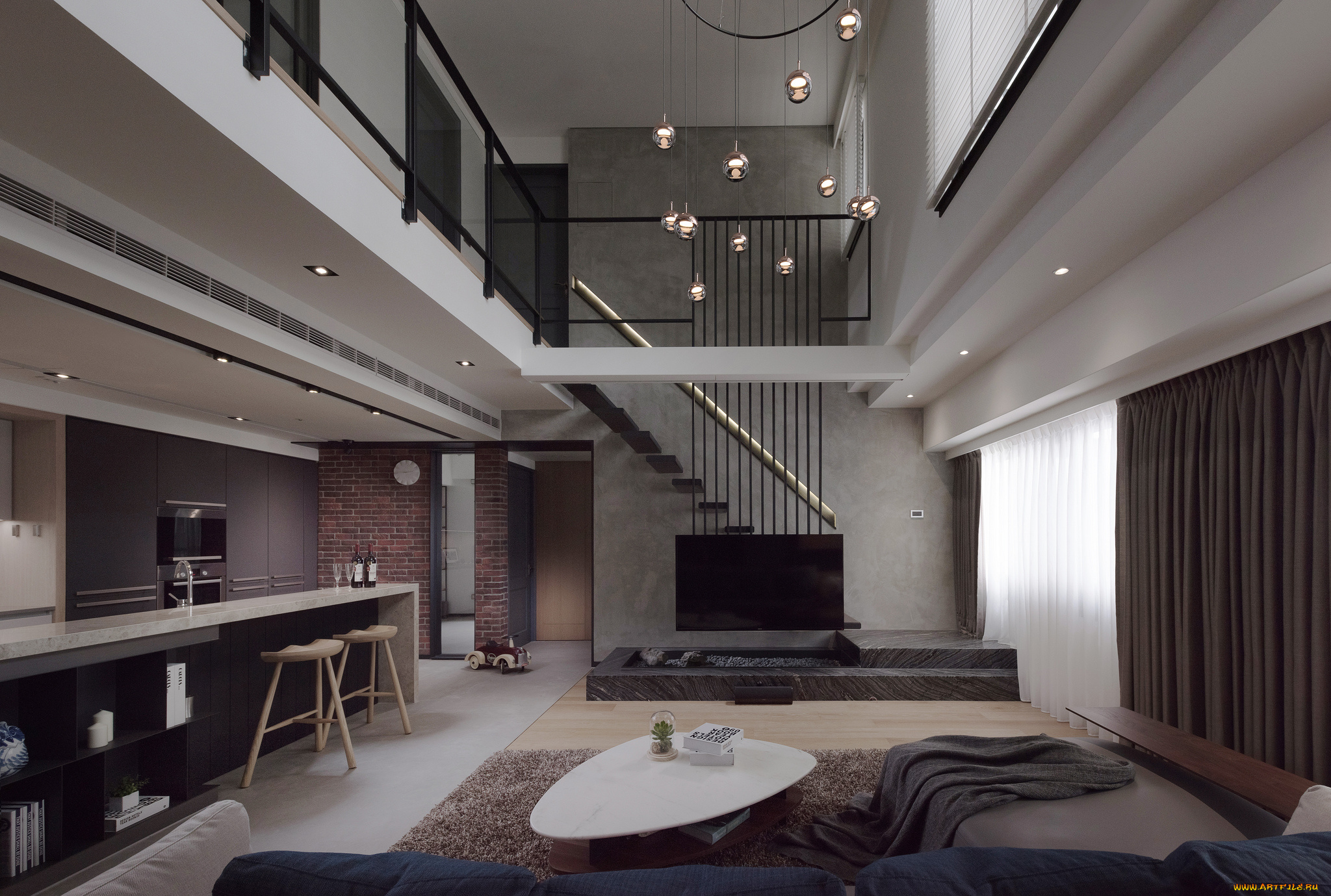 интерьер, гостиная, дизайн, стиль, мебель