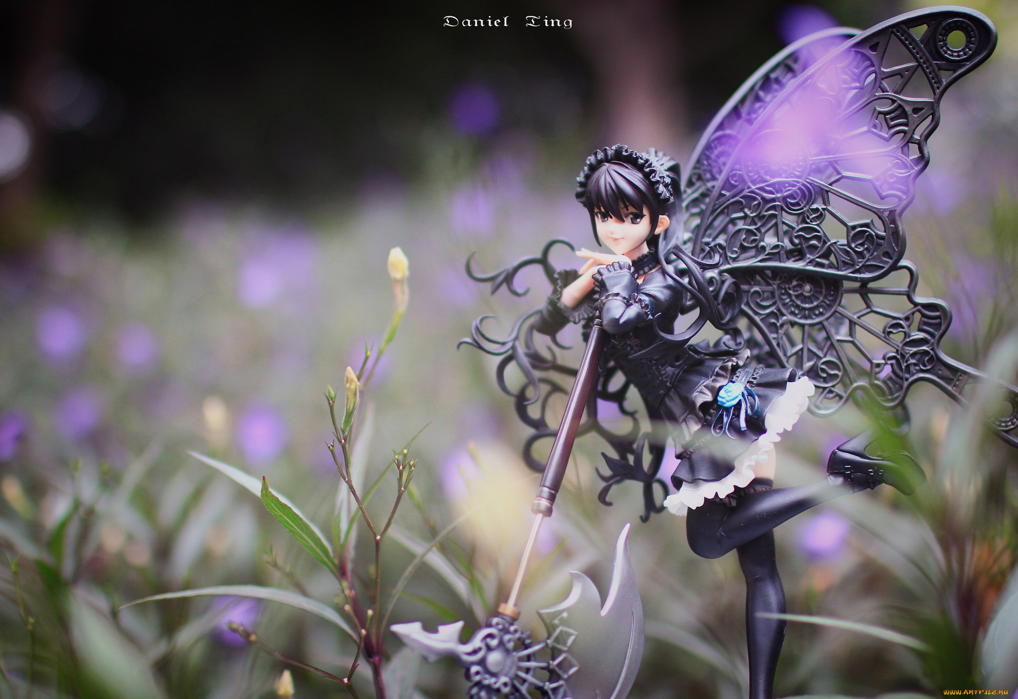 разное, игрушки, трава, фея, игрушка