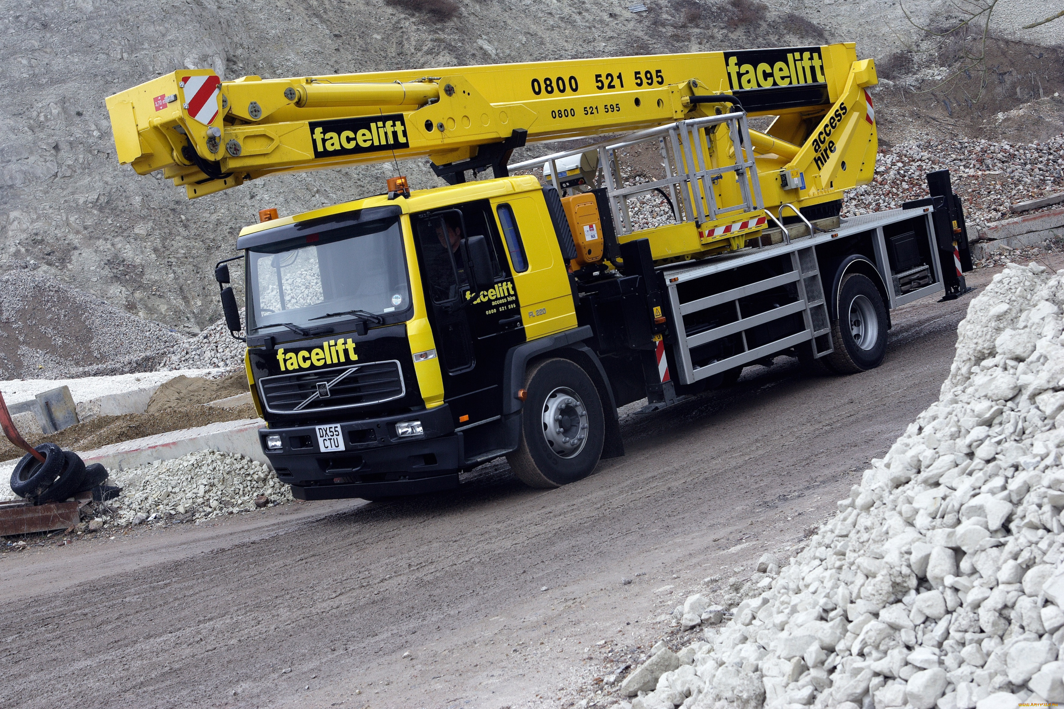 техника, краны, volvo