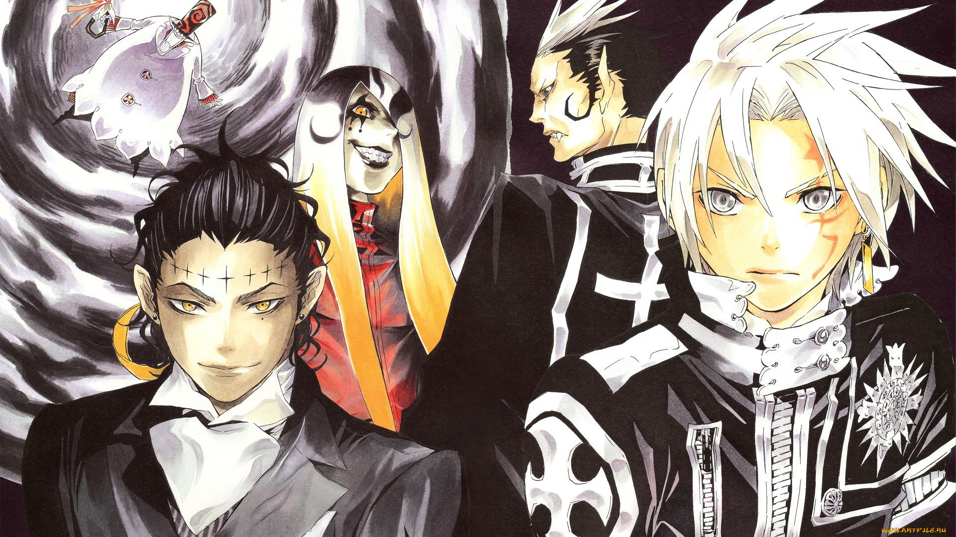 аниме, , gray-man, парни