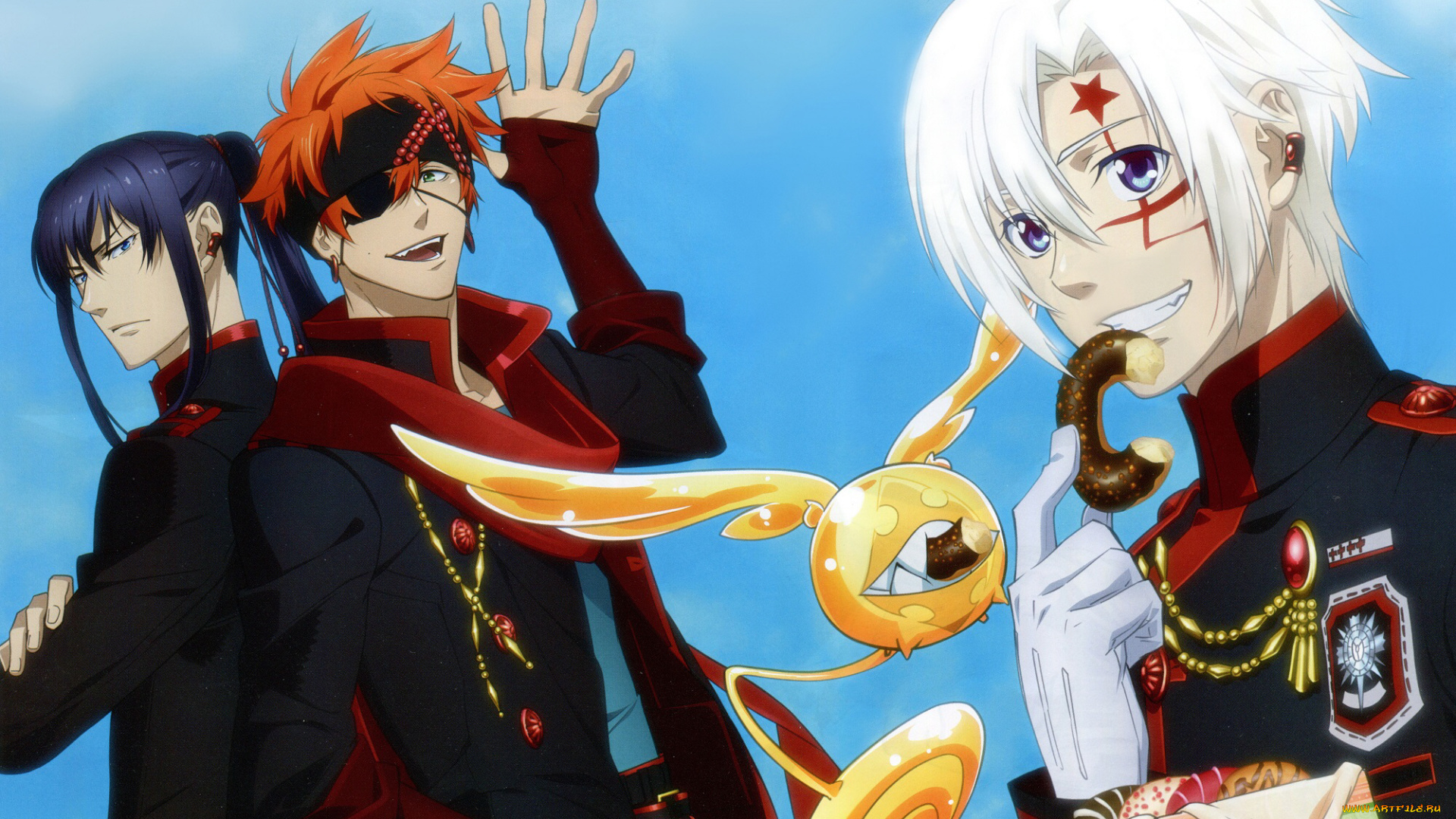 аниме, , gray-man, парни