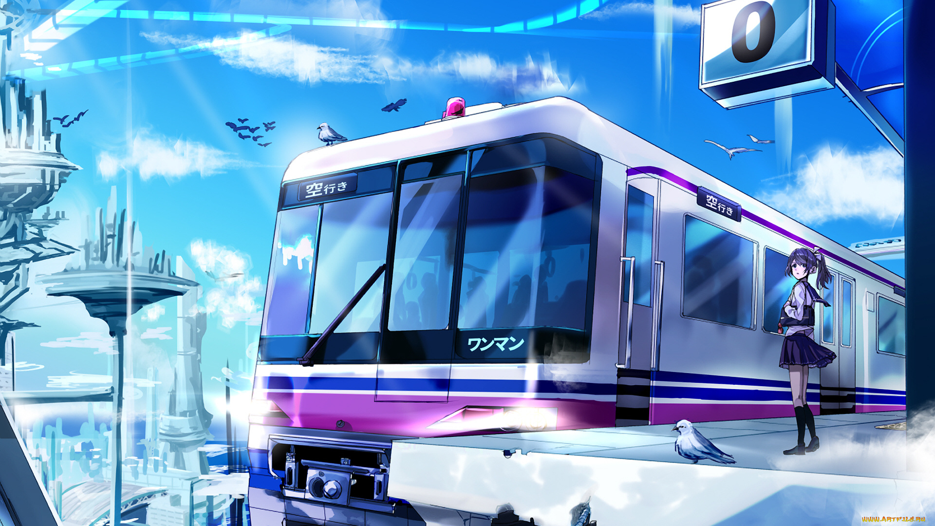 аниме, оружие, , техника, , технологии, девушка