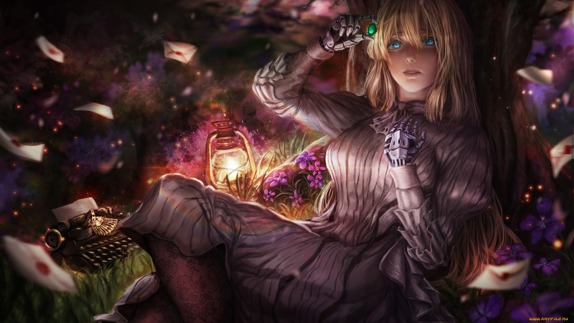 аниме, violet, evergarden, девушка