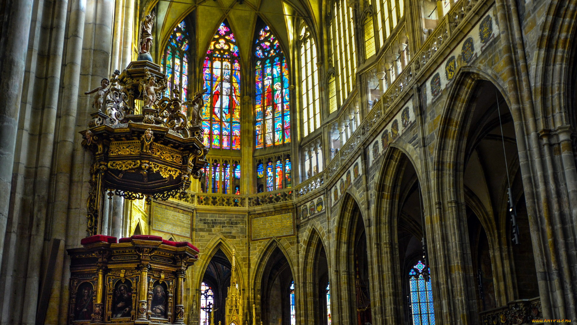 интерьер, убранство, , роспись, храма, собор