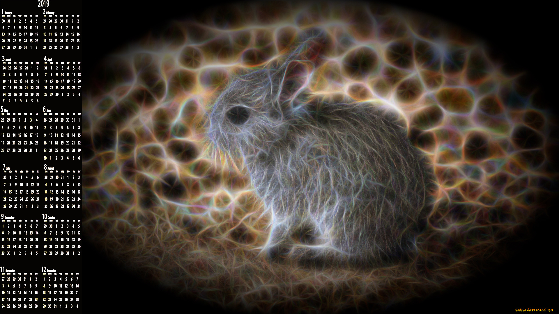 календари, компьютерный, дизайн, профиль, животное