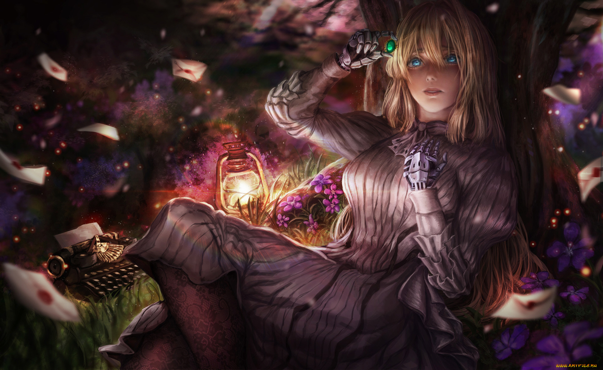 аниме, violet, evergarden, девушка