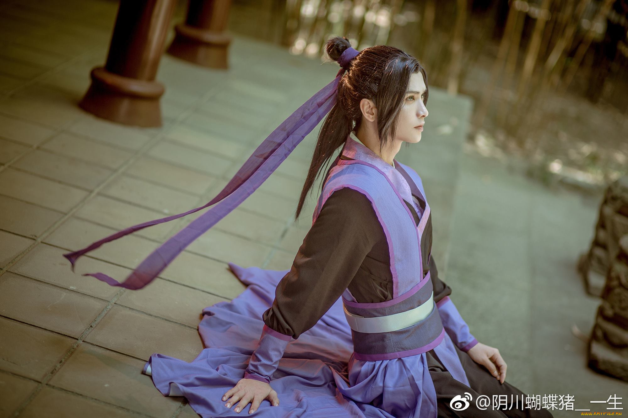 разное, cosplay, , косплей, парень, ленты, костюм, ступени