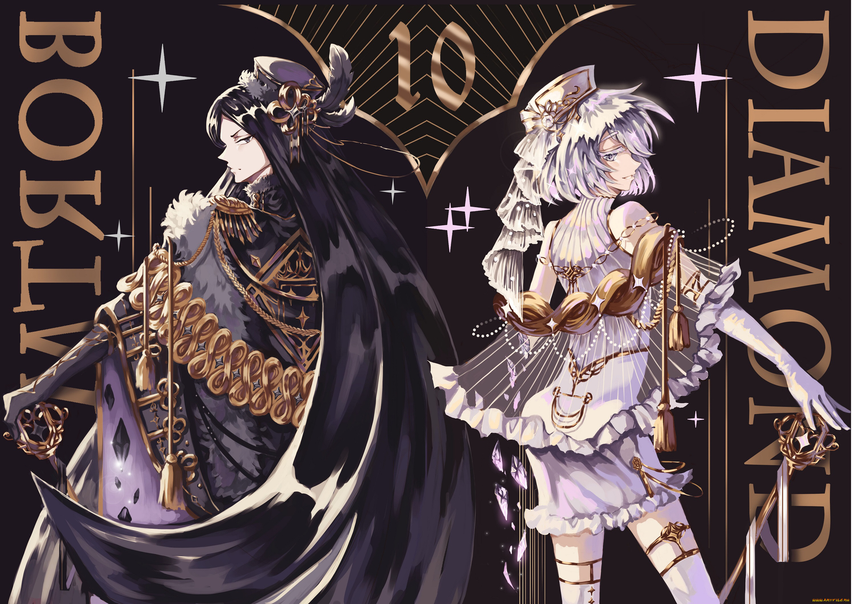 аниме, houseki, no, kuni, страна, самоцветов