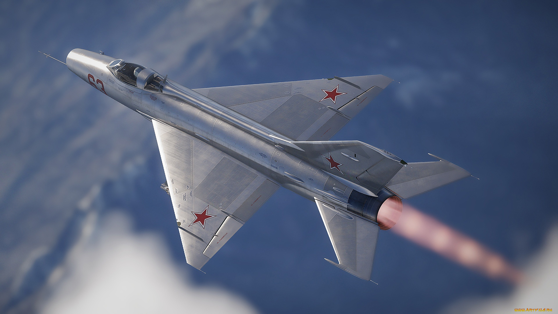 авиация, боевые, самолёты, ссср, окб, миг, истребитель-перехватчик, миг-21ф-13